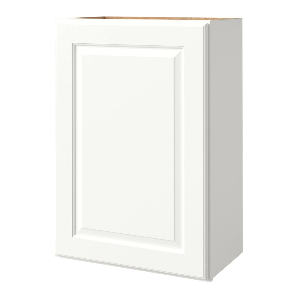 allen + roth 1210TS Tilson 21-in W x 30.125-in H x 12-in D Linen Wall Fully assembled Cabinet (Raised Panel Square)