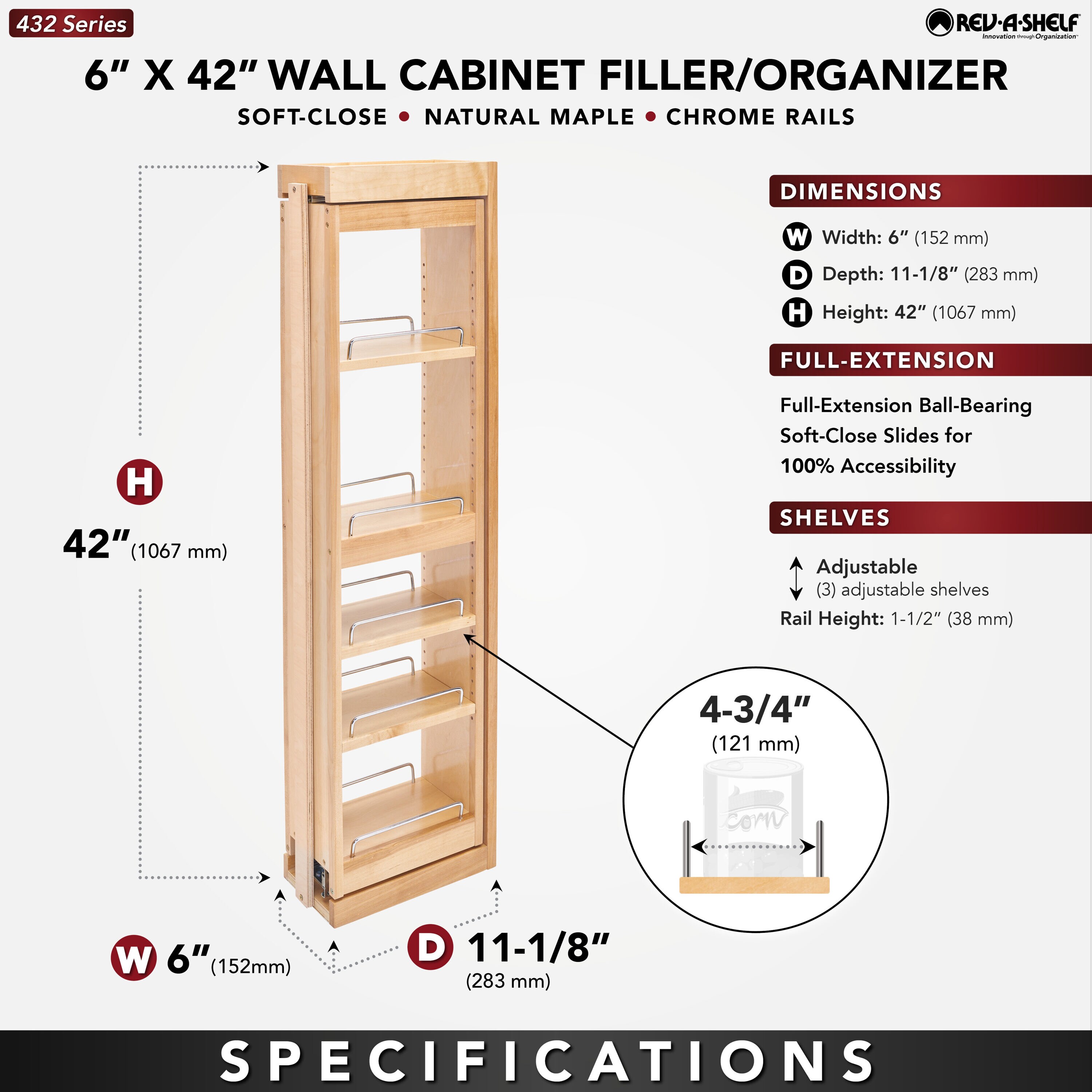 Rev-A-Shelf 321550 Pull-Out-Cabinet-Baskets - View #2