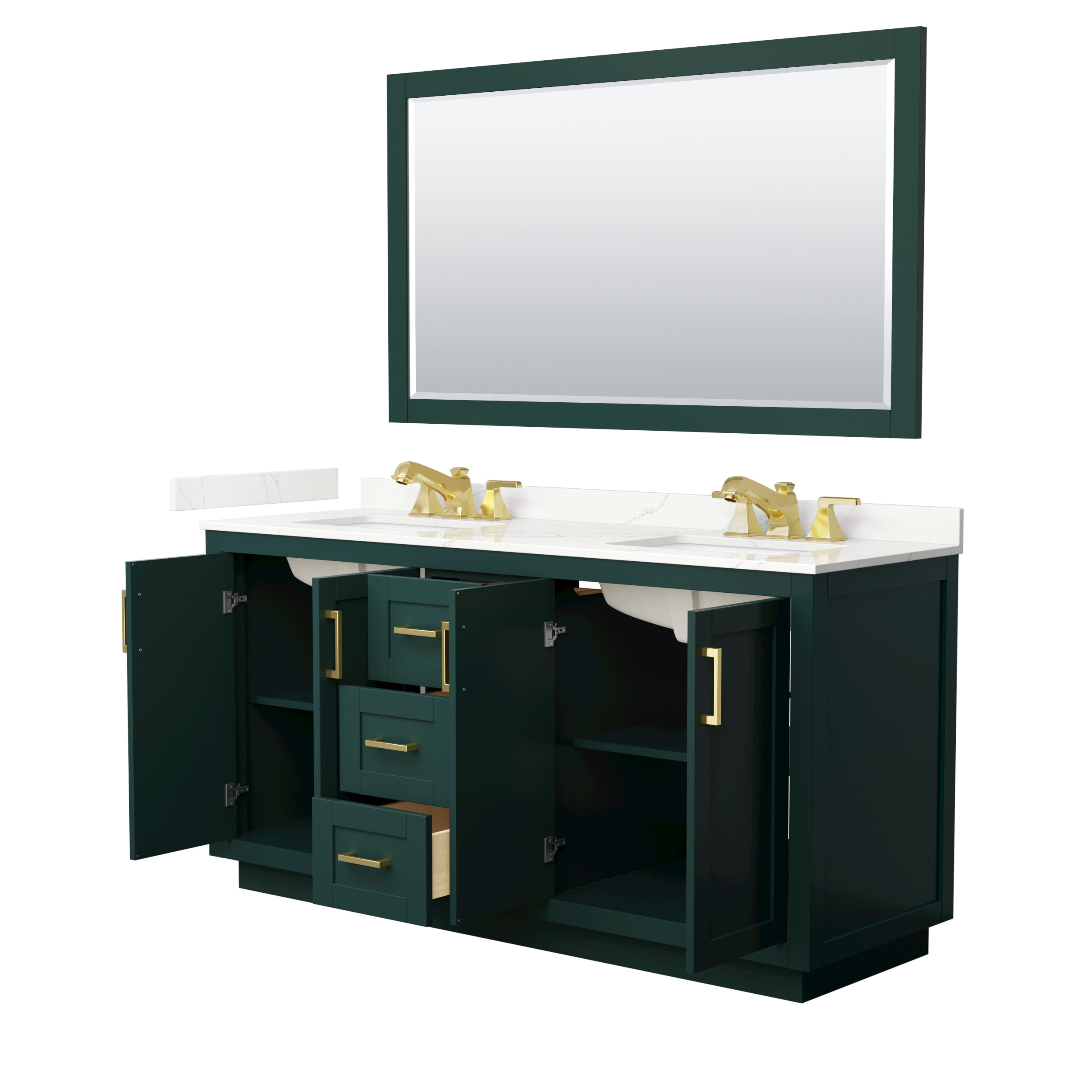 Wyndham Collection WCF292966DGDGTUS3M58 Bath-Vanity-Combo - View #3