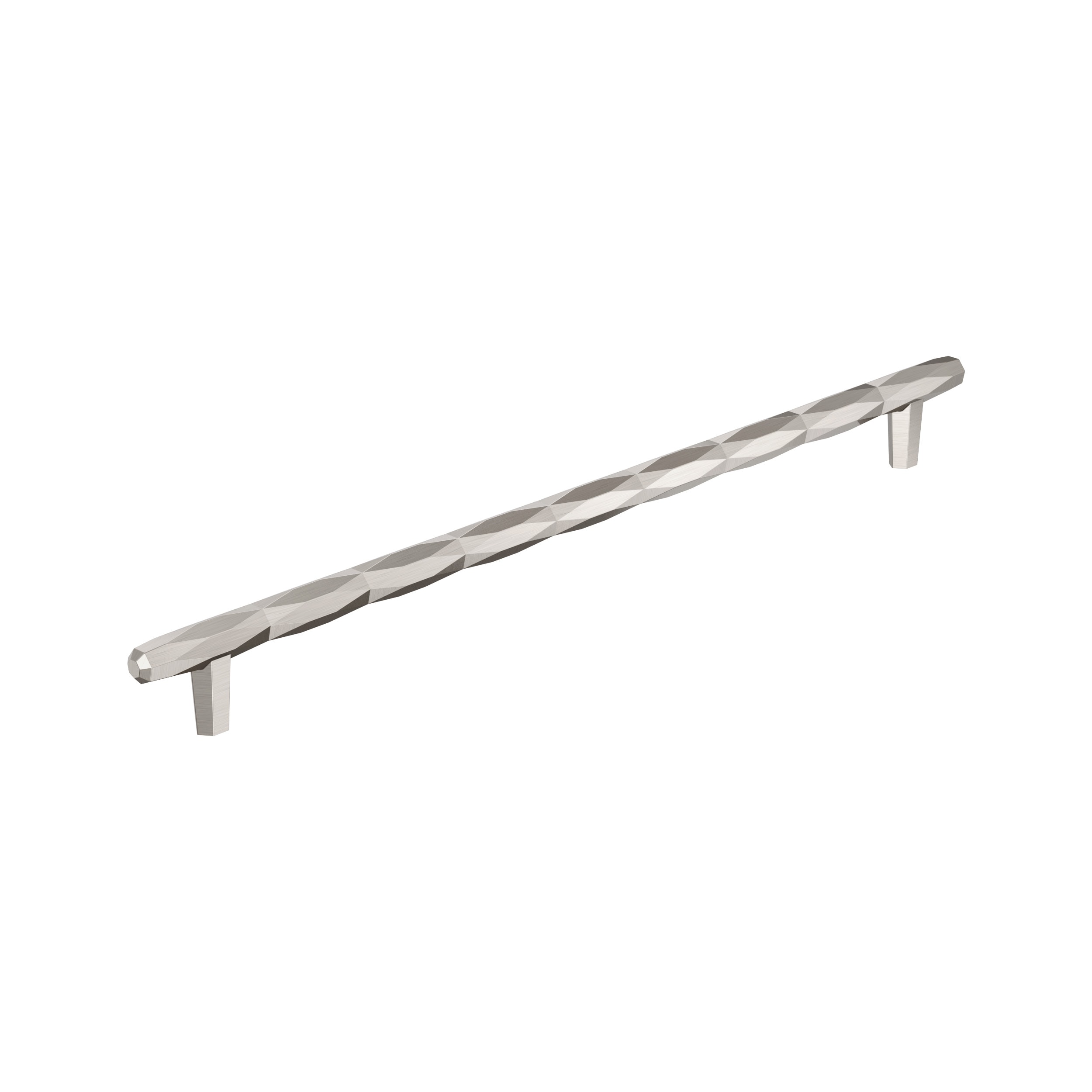 Amerock BP55503G10 St. Vincent 18-in , 457mm Center to Center Satin Nickel Cylindrical Bar For Use on Appliances Drawer Pulls