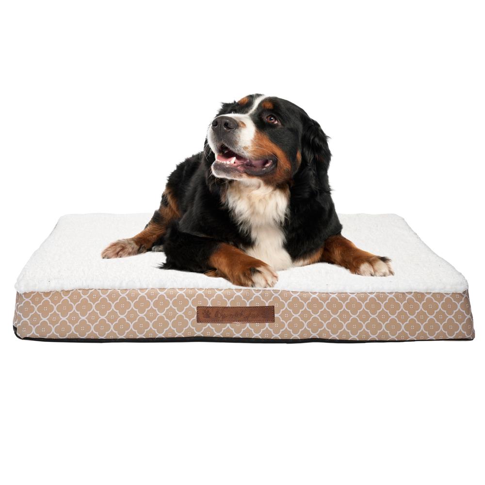 Duck River Textile ANHTP=12 /15867 Rectangular Taupe Polyester Orthopedic Dog Bed ( Extra Large)