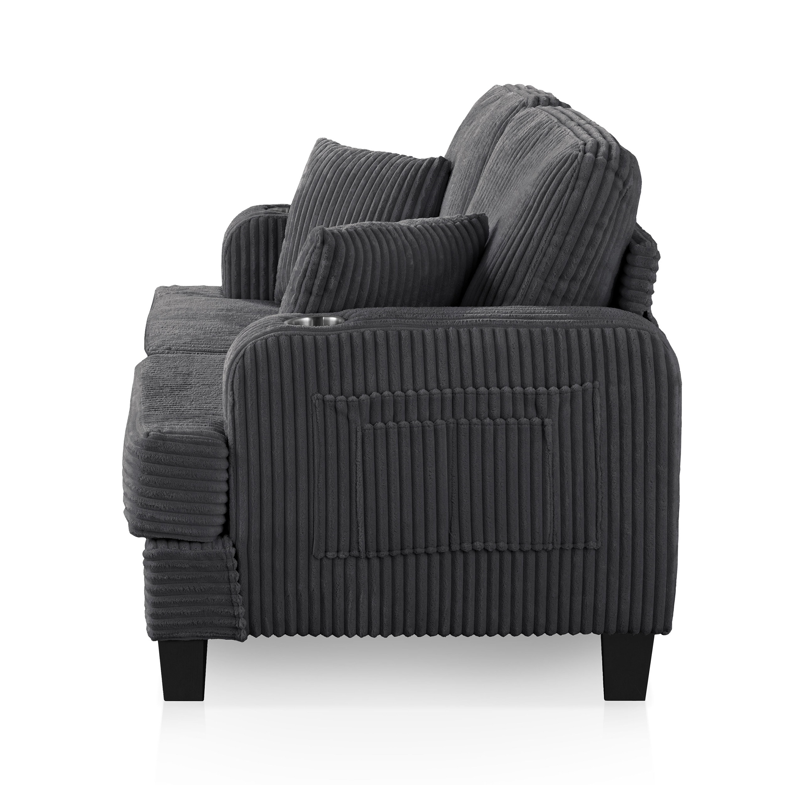 Furniture of America IDF-SL6932DG-LV Sofas-Loveseats - View #6