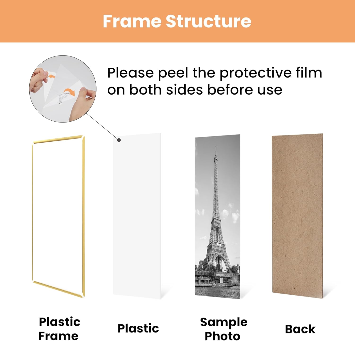 Upsimples B0DBVTBB1Y Picture-Frames - View #6
