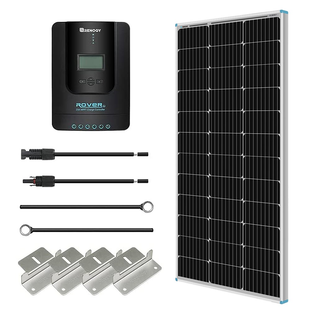 Renogy 1-Module 41.8-in x 20.9-in 100-Watt Solar Panel R-STARTER100D-RVR20 Uae Electronic uaeelectronic.com