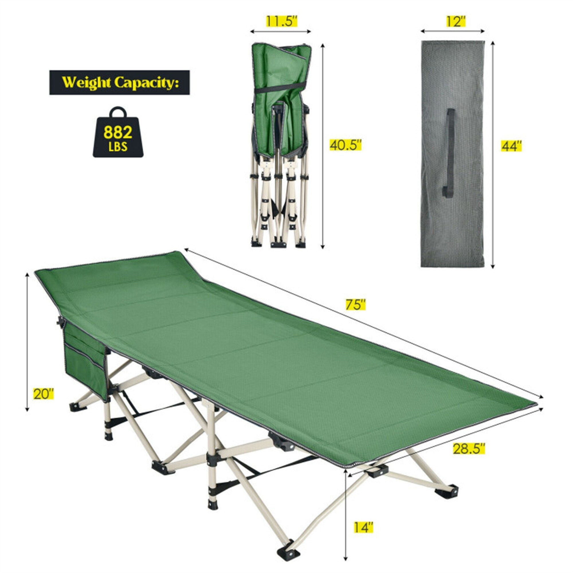 BABOOM BOM-10346GN-CO Beach-Camping-Chairs - View #5