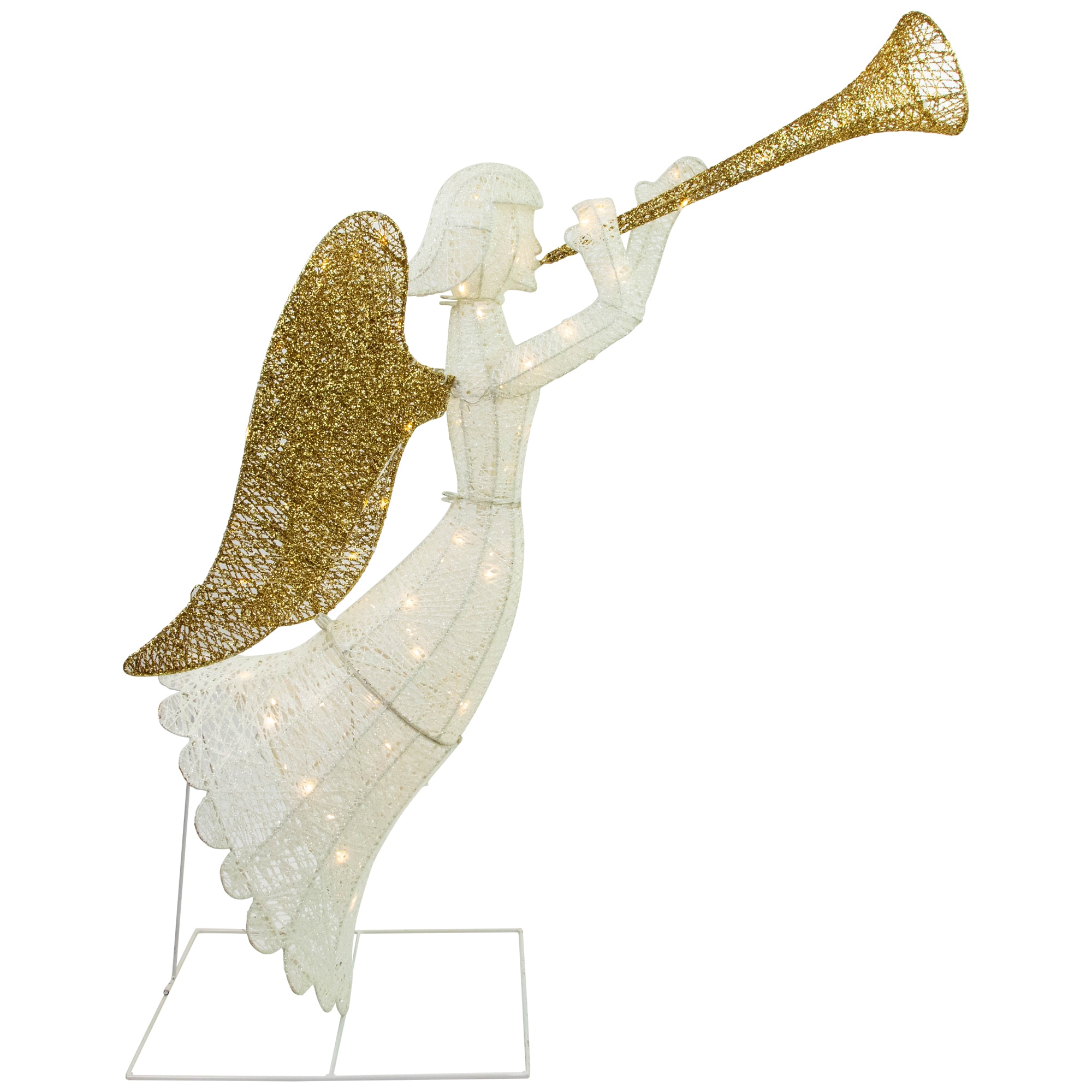 Carol Of The Bells 2-Foot Tall Illuminated Musical Angel Portrait