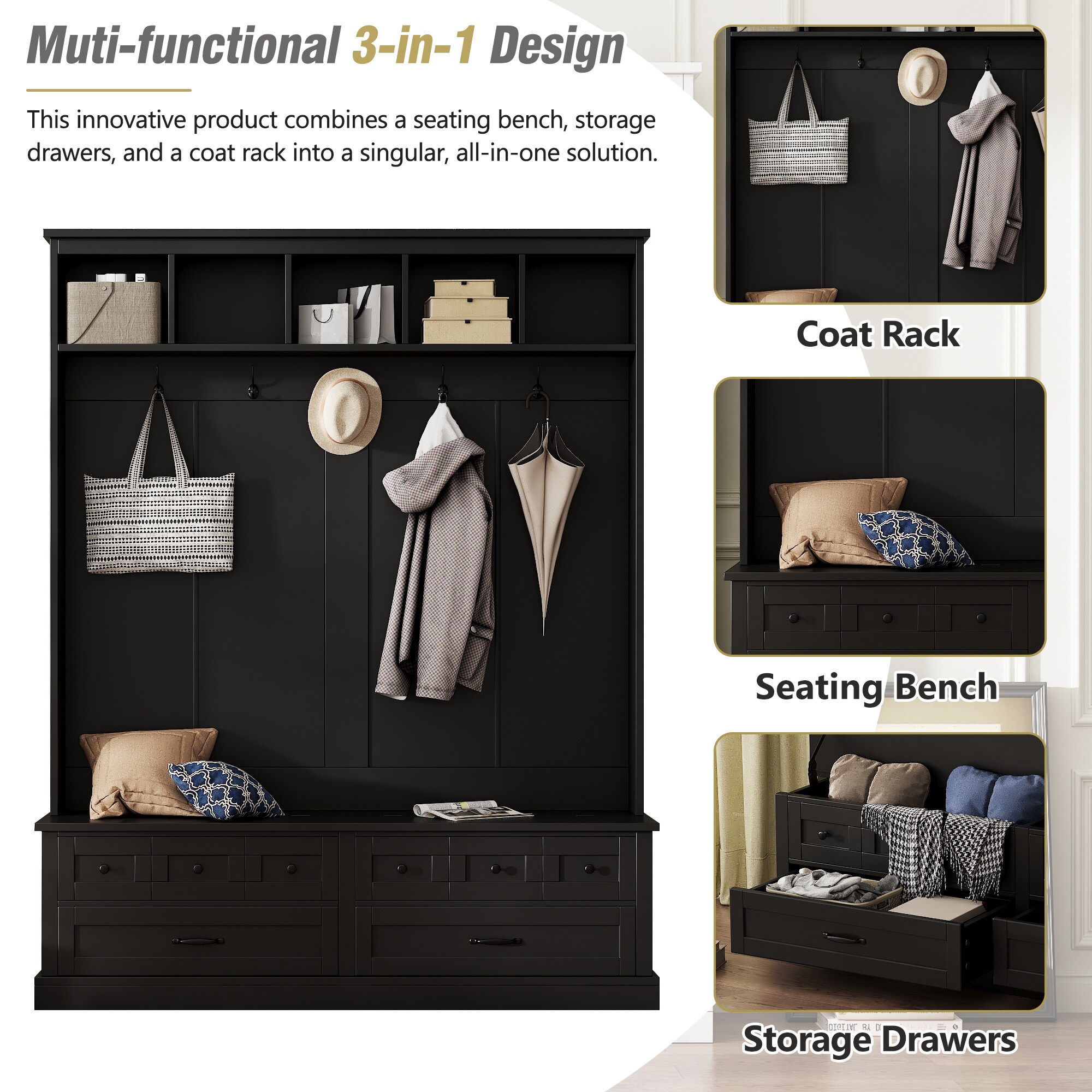 Flynama SH34409B Hall-Trees - View #4