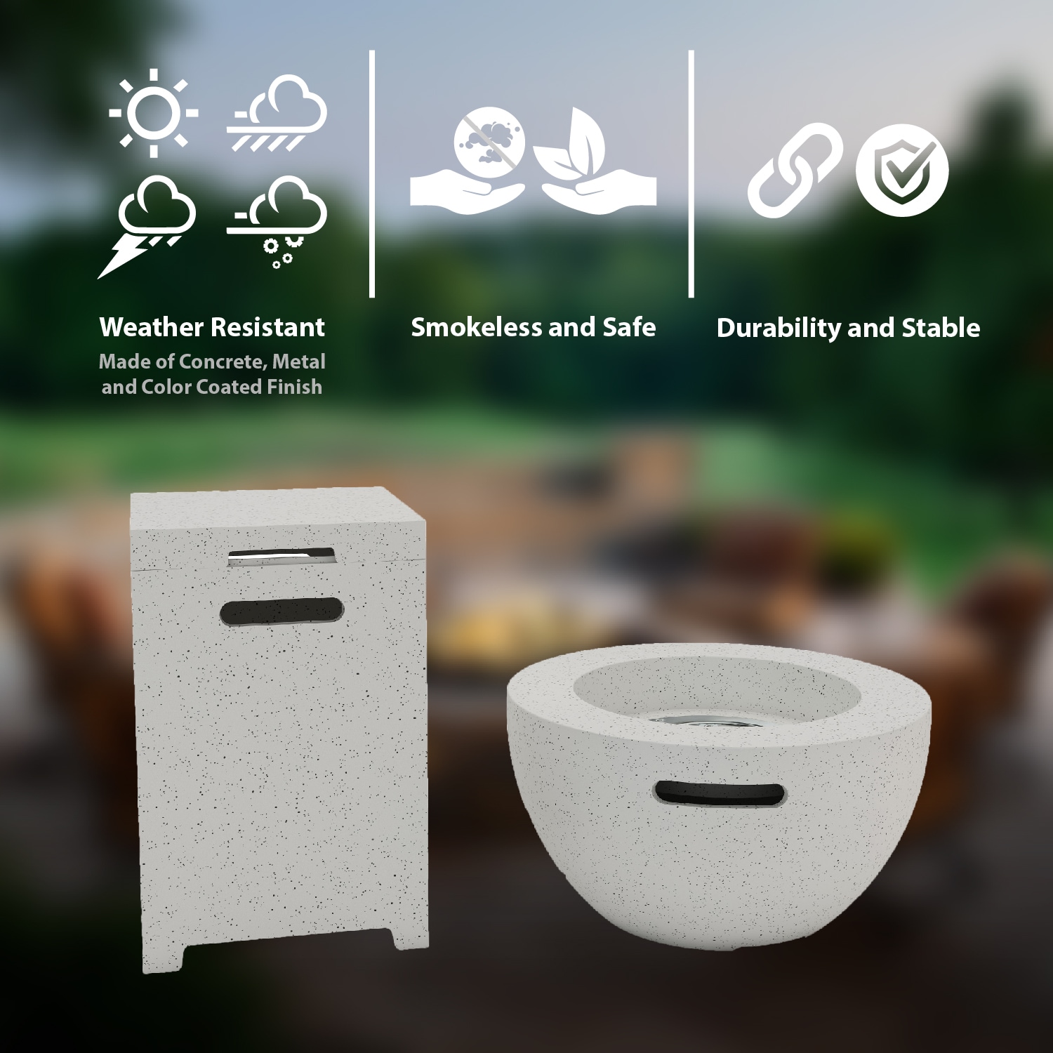 KANTE RMFP-B01SET-81904 Outdoor-Gas-Firepits - View #6