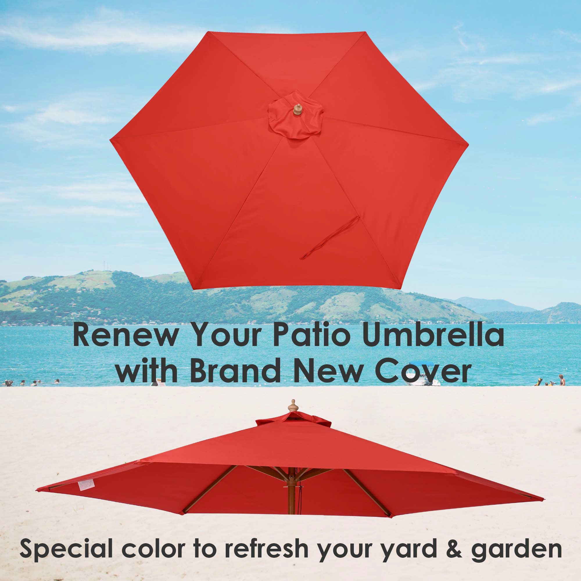 Yescom 07UMC002-9FT6R-02-LO Umbrellas-3 - View #3