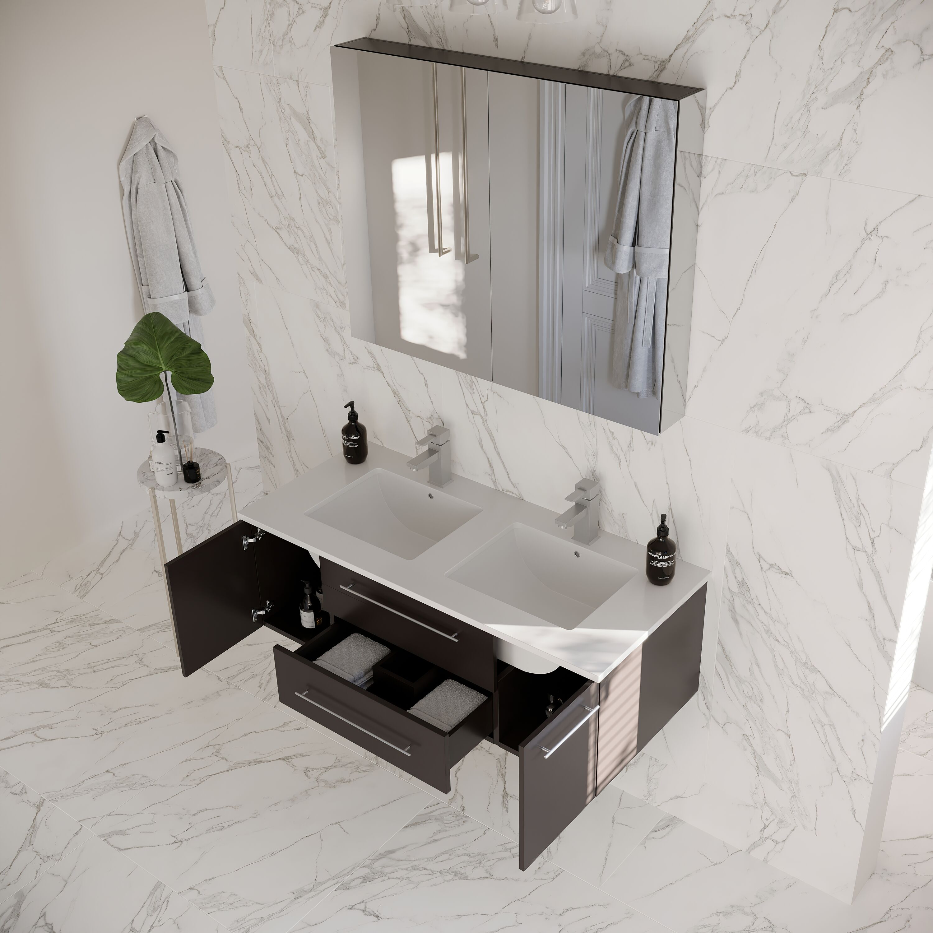 Fresca FVN6148ES-UNS-D Bath-Vanity-Combo - View #3