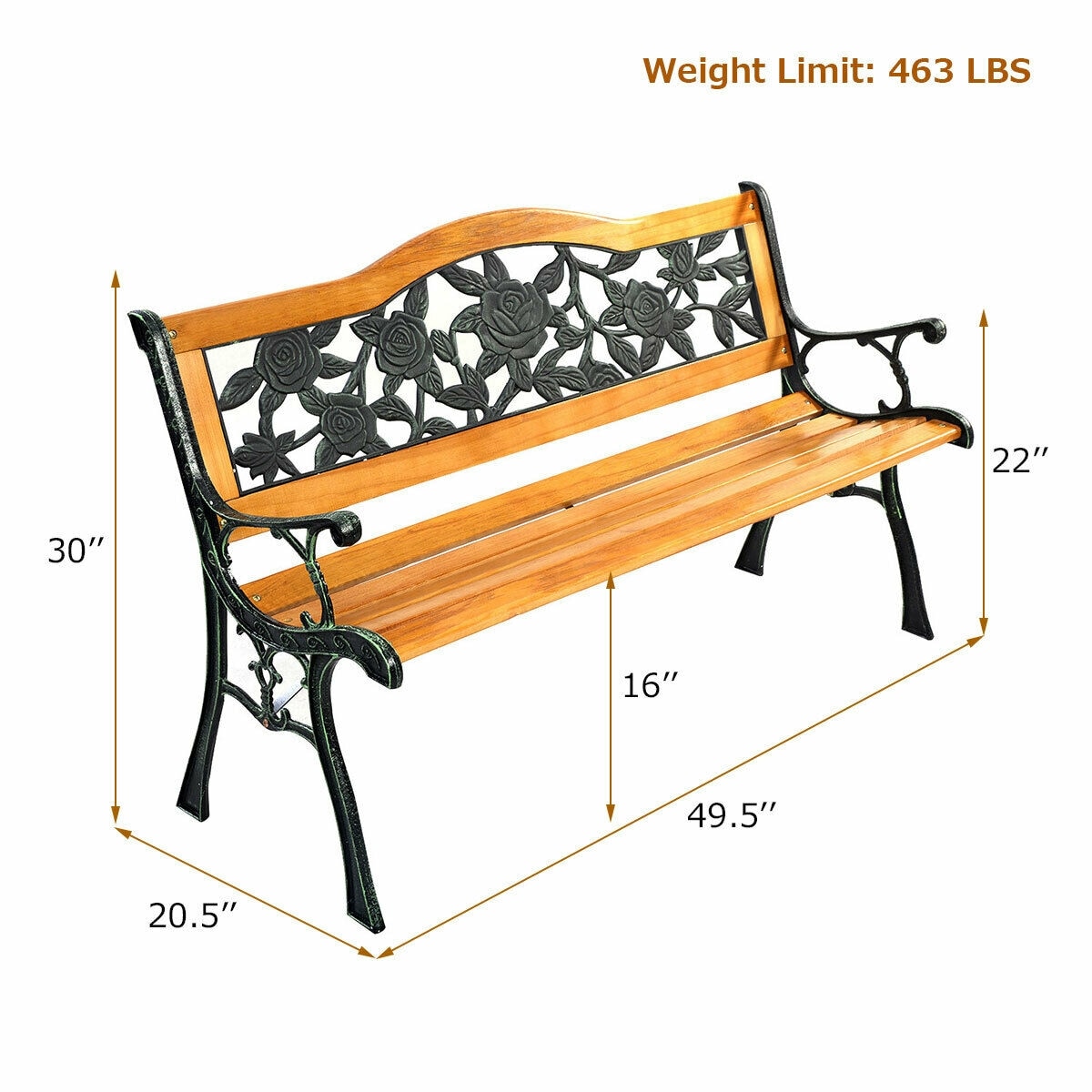 Forclover HYFE-2785PK Commercial-Benches - View #7