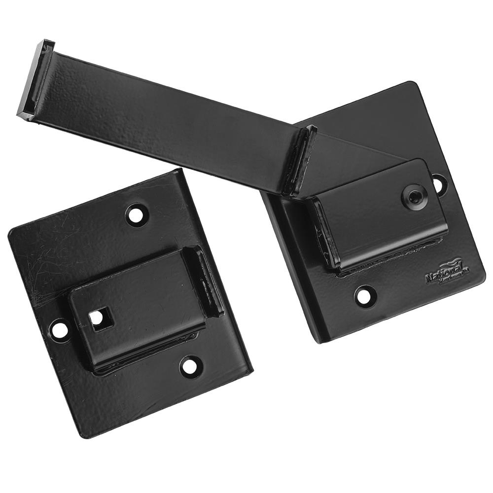 National Hardware Spear 6-in Black Gate Latch in the Gate Hardware