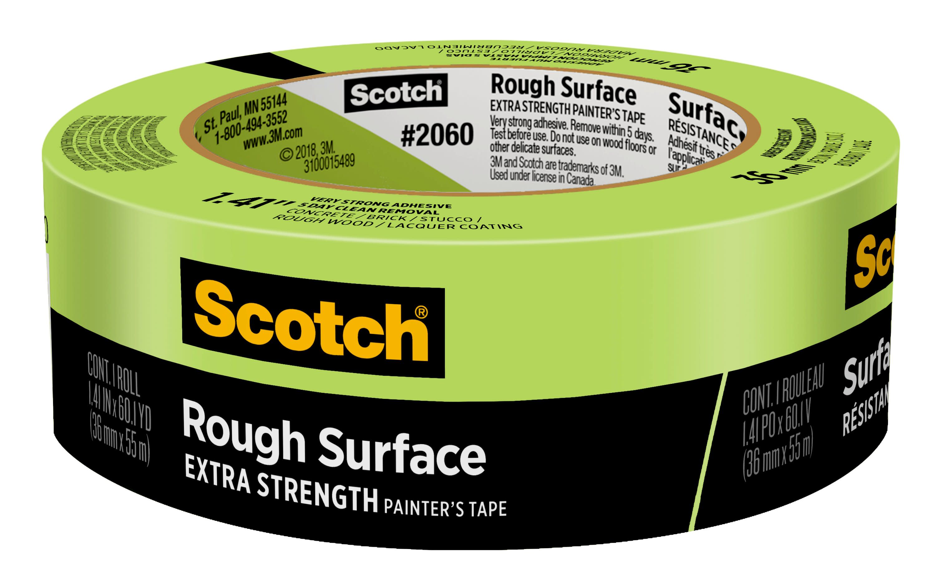 3M™ 1-1/2 x 60 yds. Scotch 2060 Green Painters Masking Tape