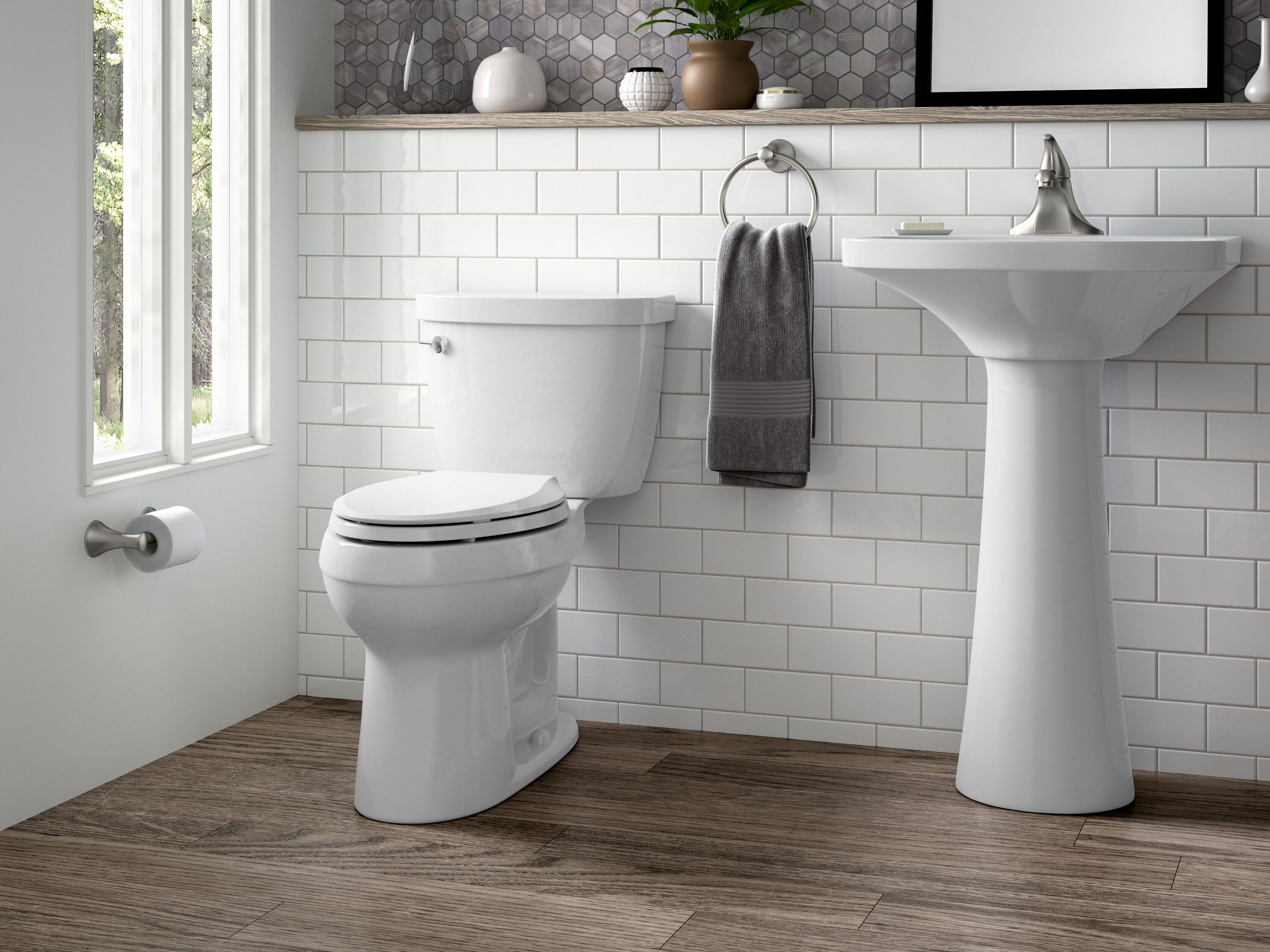 KOHLER 2362-1-0 Complete-Pedestal-Lavatories - View #4