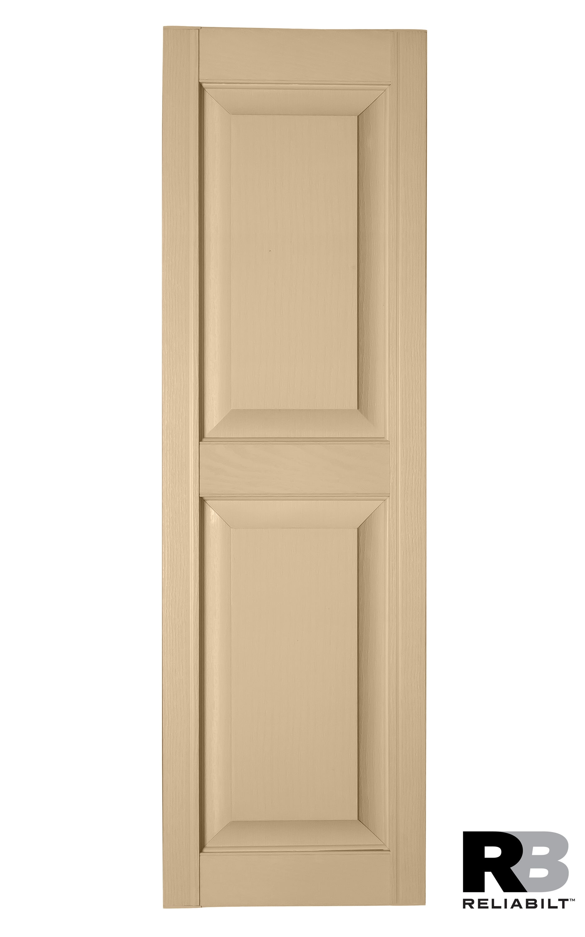 RELIABILT RP1481011 14.5-in W x 81-in H Sandalwood Raised panel Polypropylene Exterior Shutters ( 2 -Pack )