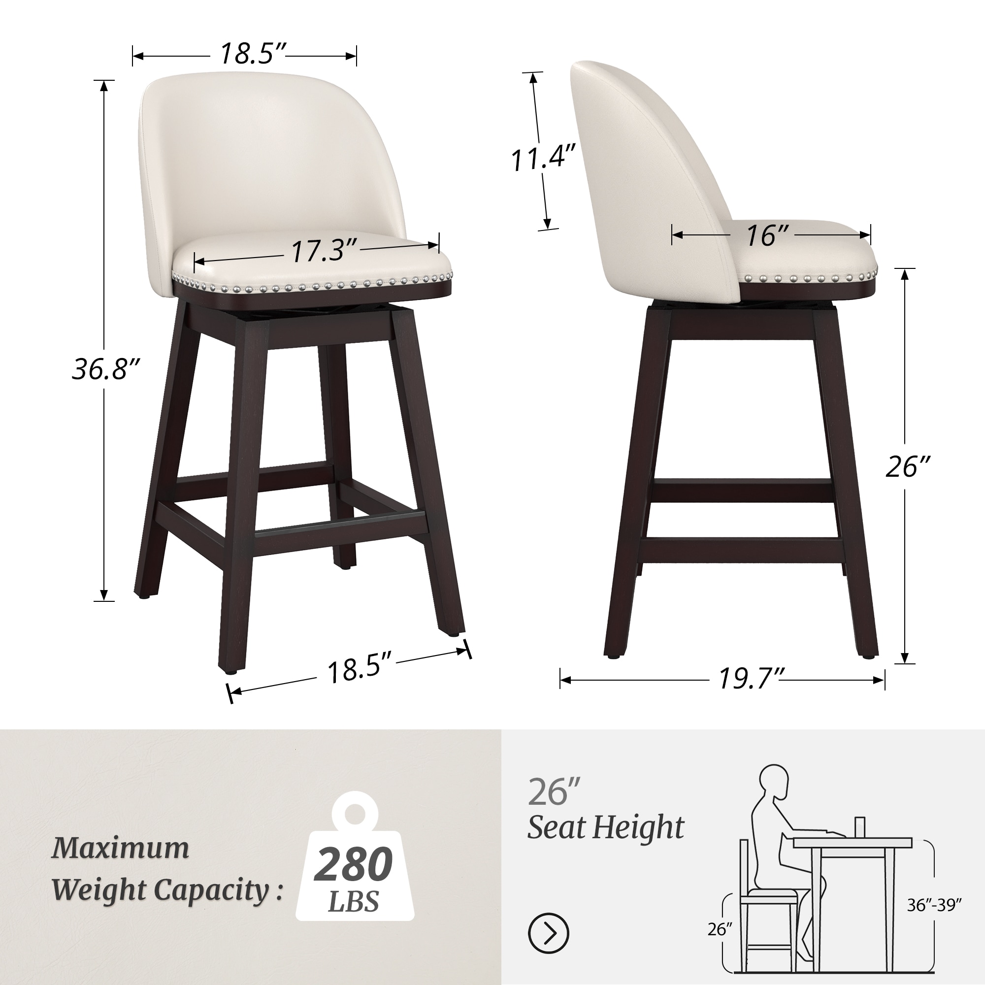 LUE BONA YB-009-07LS stools - View #2