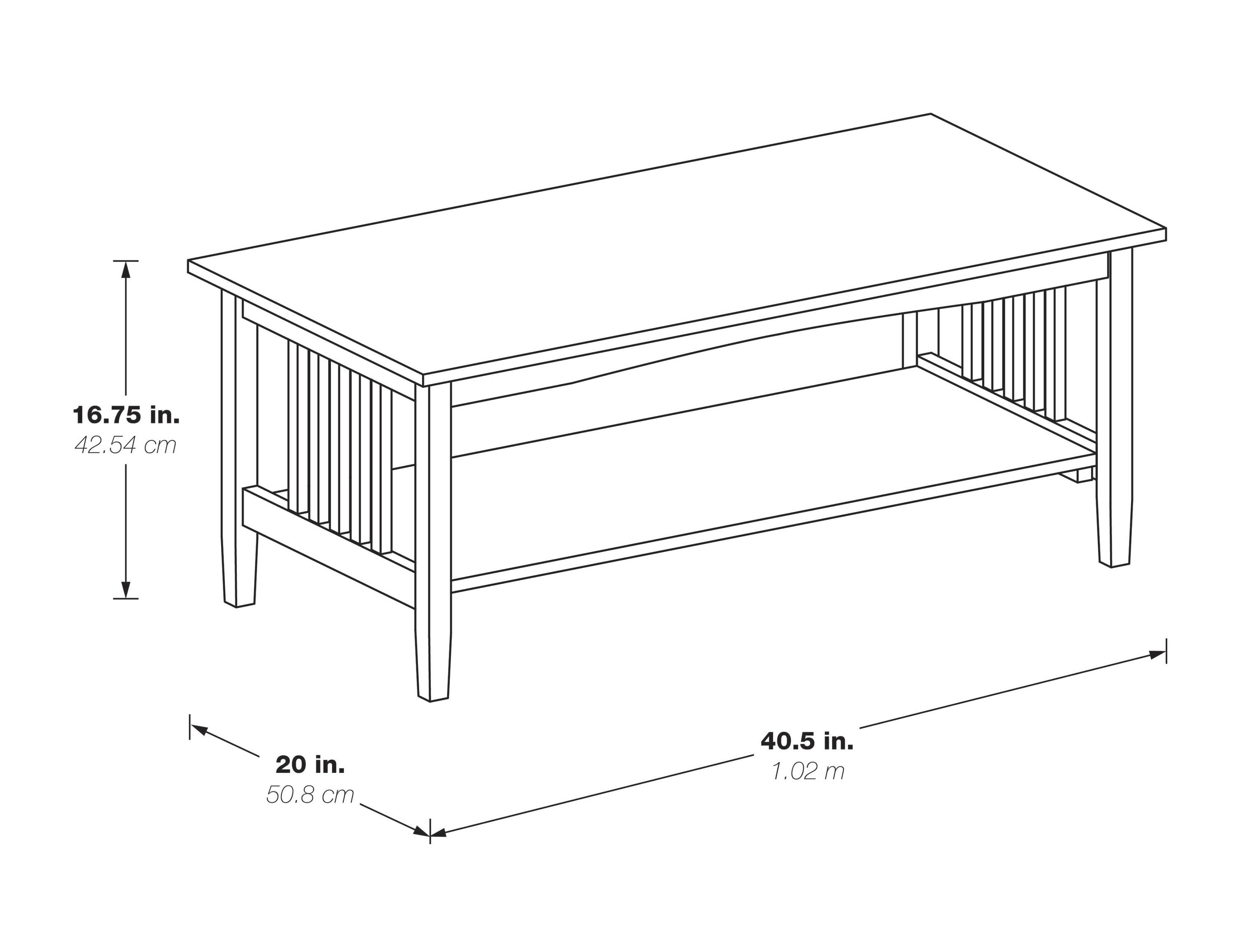 OSP Home Furnishings SRA12-AH Coffee-Tables - View #7