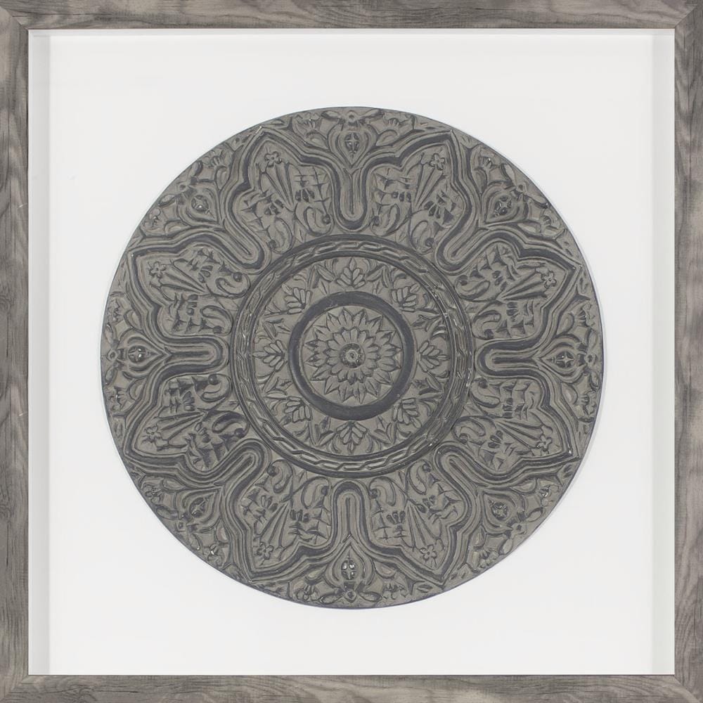  1901-8042LOW Framed 18-Inches H x 18-Inches W Abstract Shadow box
