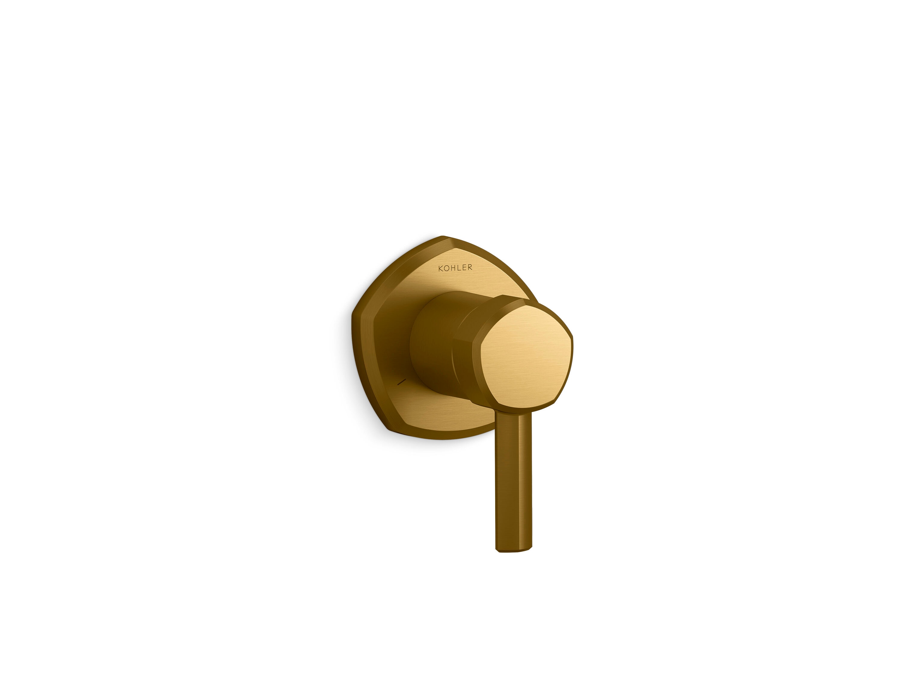 KOHLER Occasion Vibrant Brushed Moderne Brass 1-handle Sold separately Bathtub and shower Faucet ( Valve not Included )