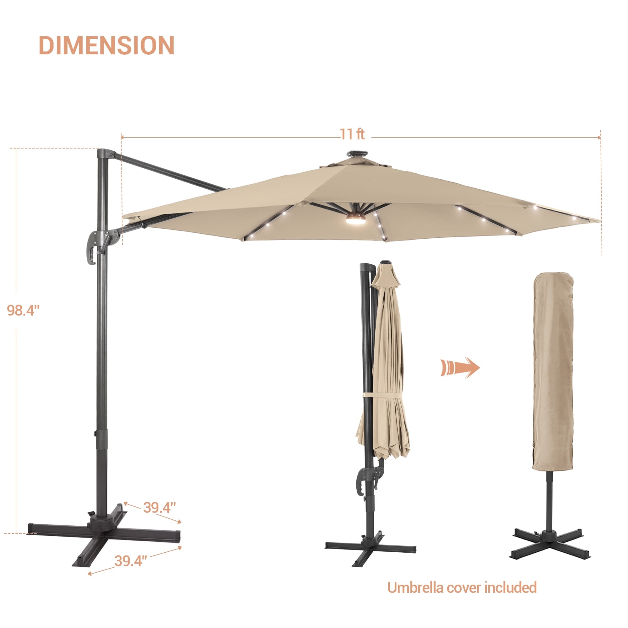 ACEGOSES LW-335SD-LED Umbrellas-2 - View #2