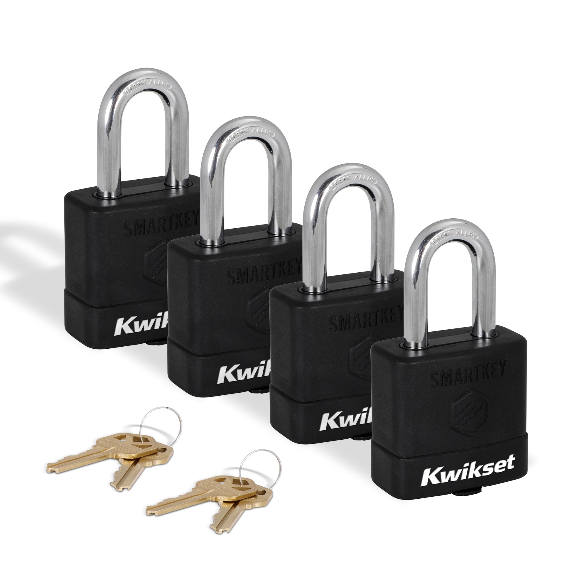 Kwikset Kwikset Keyed Padlock, 2-5/16-in Wide x 1-1/2-in Shackle