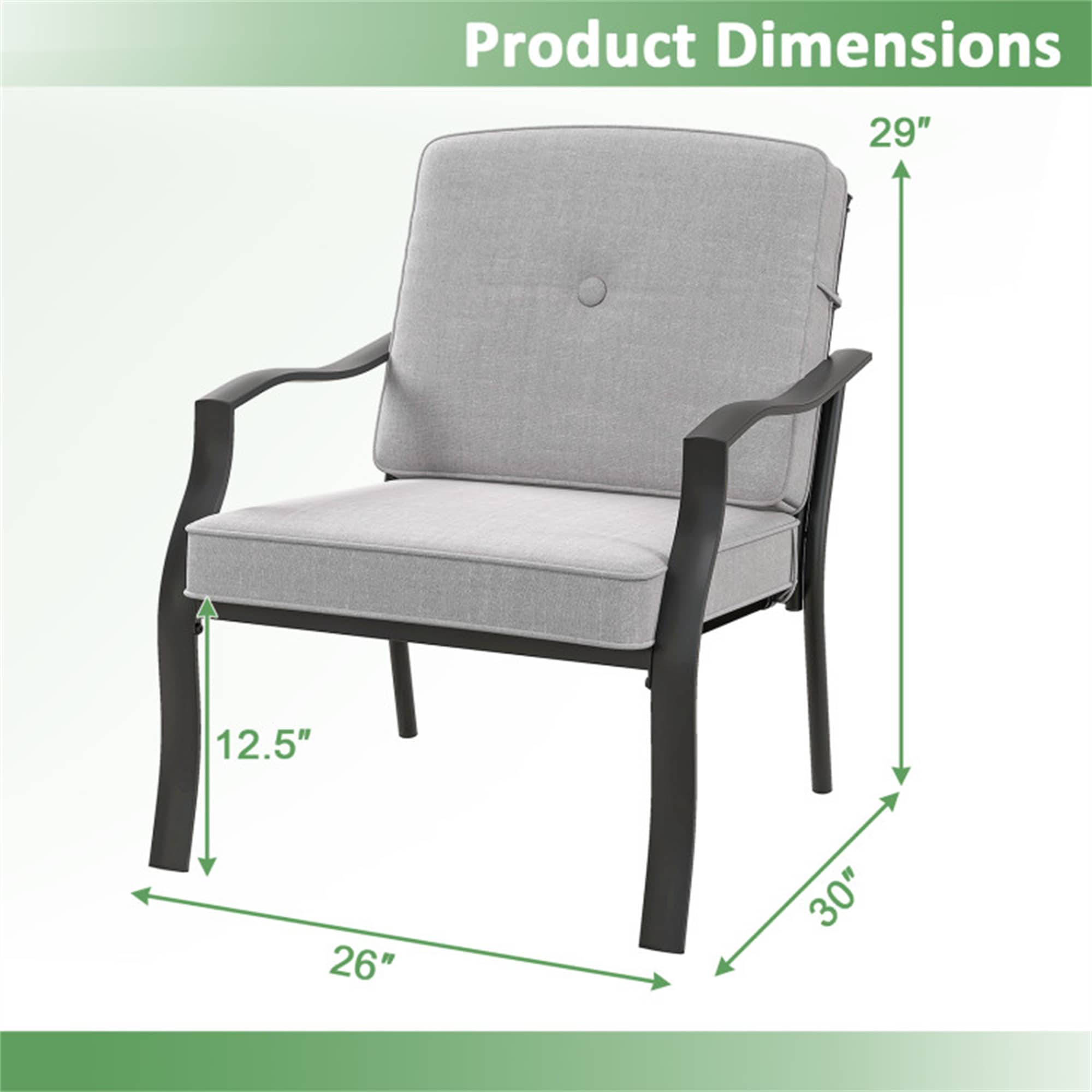 BABOOM BOM-26GR-22-CO Patio-Chairs - View #4