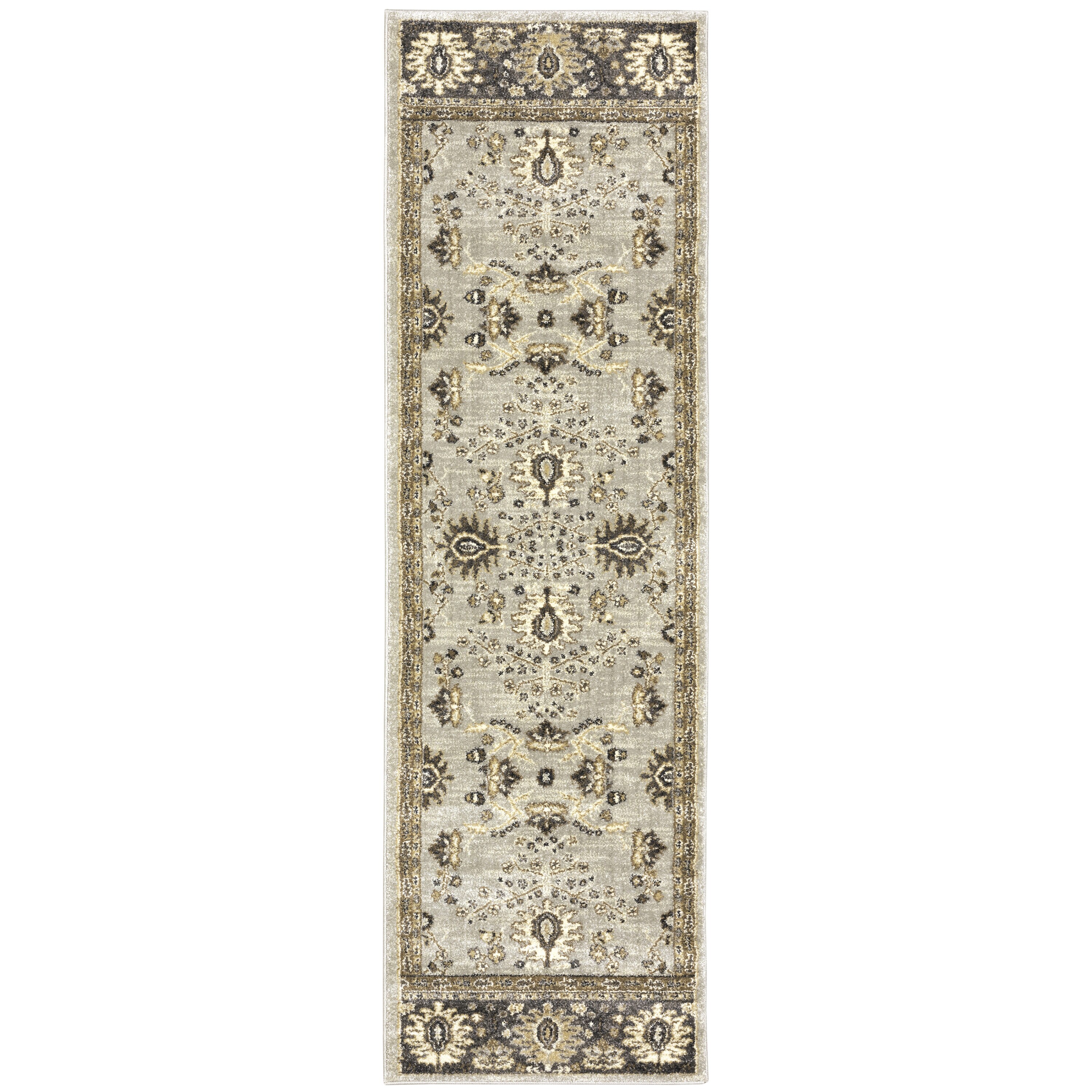 Archer Lane Fenwick 2 X 8 (ft) Blue Indoor Geometric Runner Rug in the ...