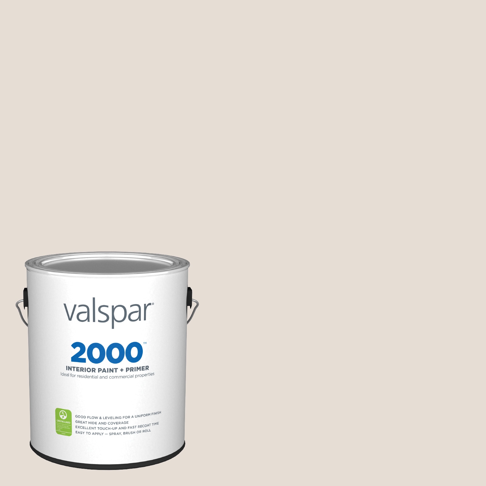 Valspar HGSW4067-26725 2000 Flat Nice White HGSW4067 Latex Interior Paint Paint + Primer ( 1-gallon )