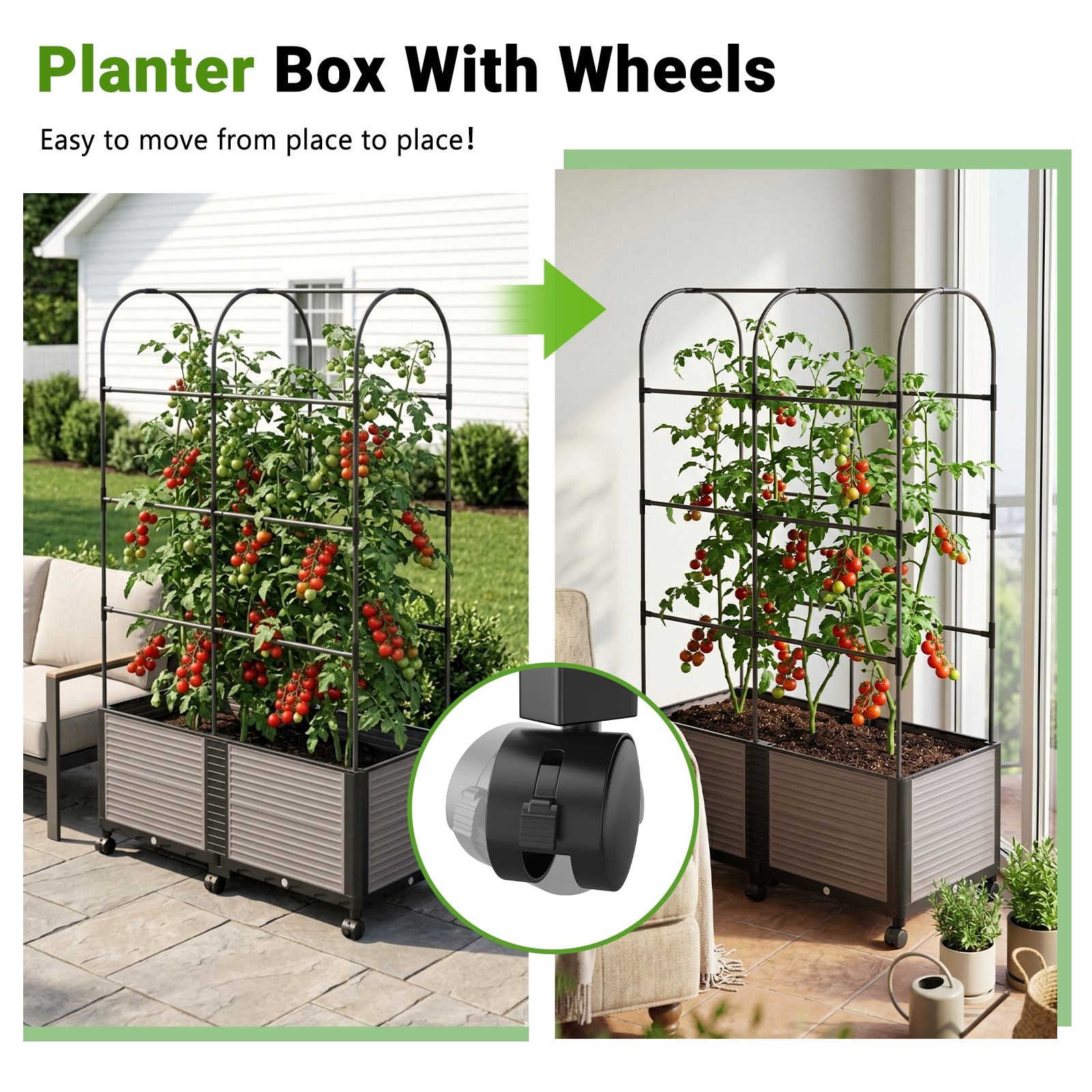 DOCRED I1600125-TWO-1-LS02 Raised-Planter-Boxes - View #7
