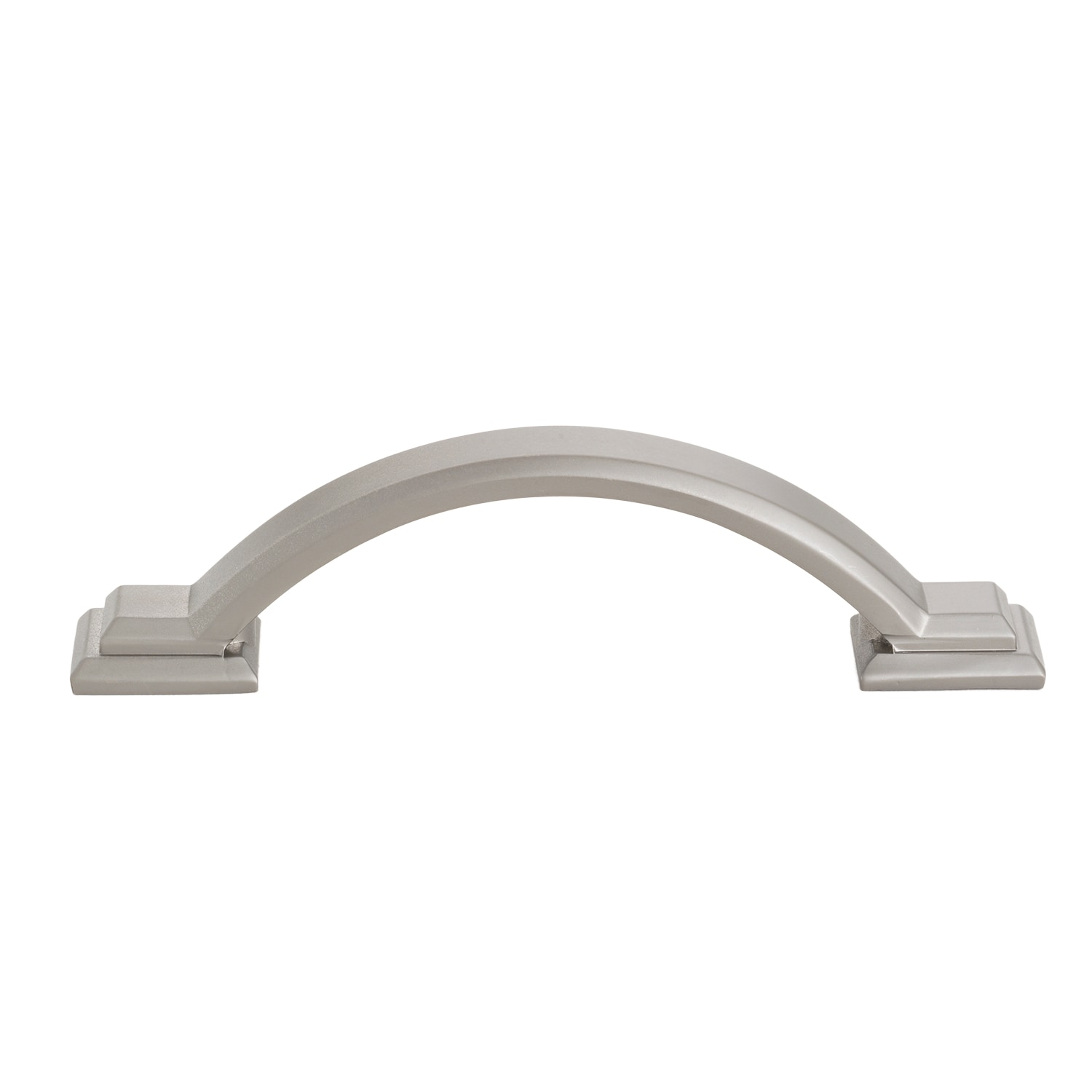 GlideRite Hardware 4355-GPH-25 3 Inch Center to Center Arched Square Pull Cabinet Hardware Handle - 25 Pack