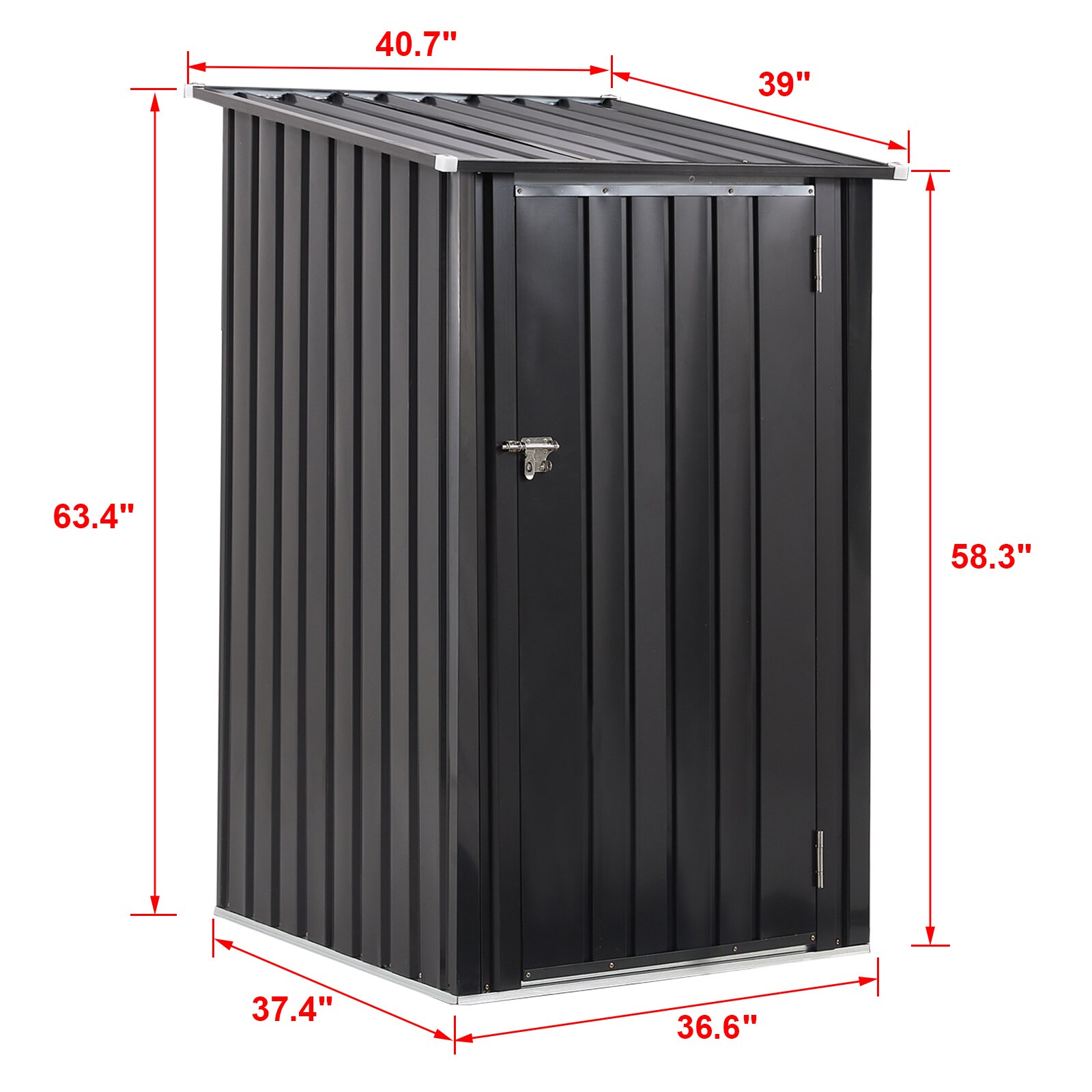 Maocao Hoom FZ5L968 Metal-Storage-Buildings-Sheds - View #5