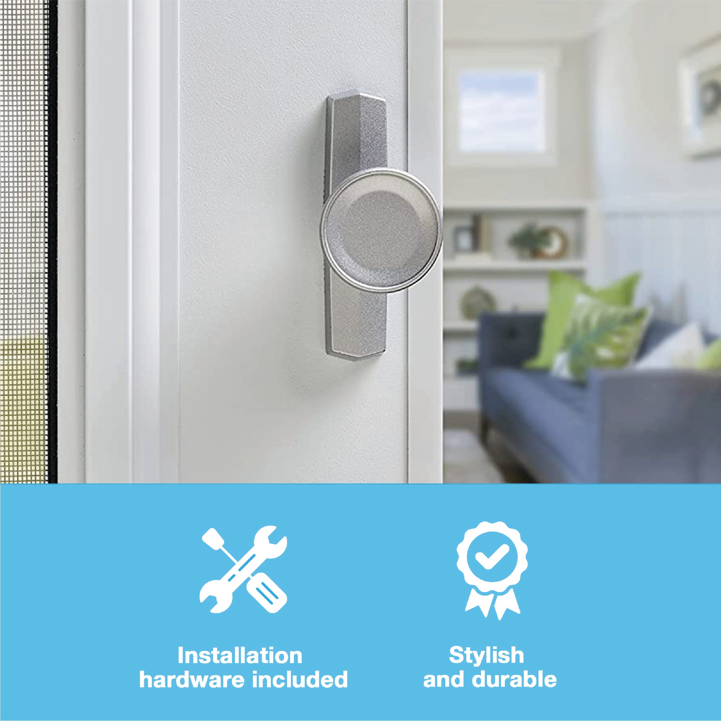 WRIGHT PRODUCTS V670 UNIVERSAL KNOB LATCH, ALUM Screen-Storm-Door-Handles - View #15