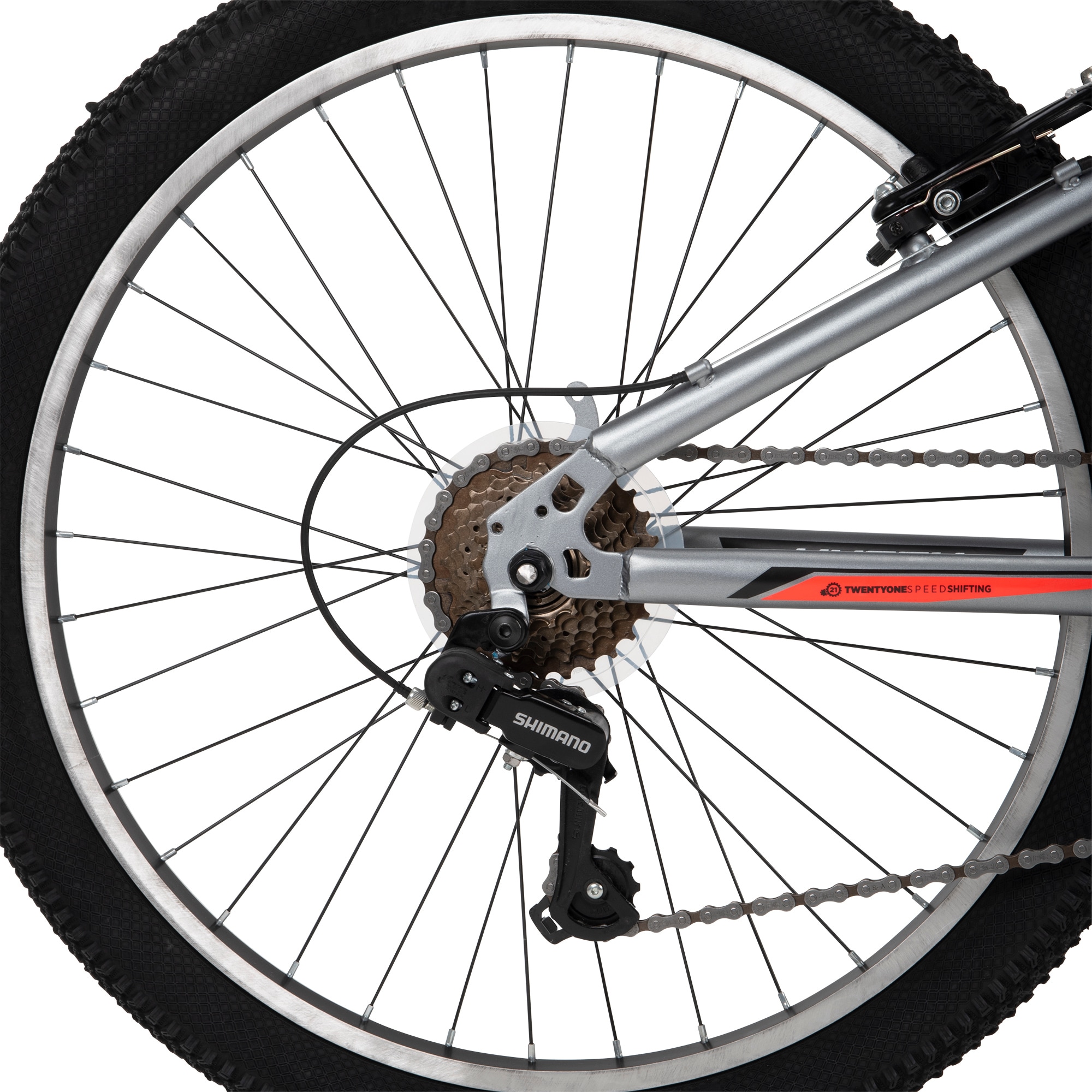 24 rear outlet wheel mountain bike