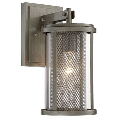 Minka Lavery Radian 1 Light 12 5 In, Brushed Nickel Outdoor Lamps