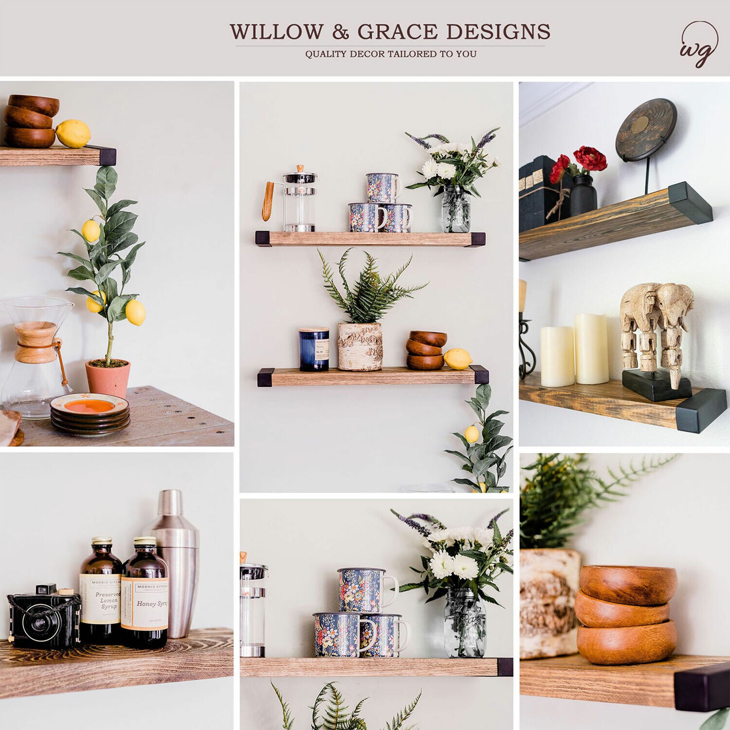 Willow & Grace 249505 Wall-Mounted-Shelving - View #6
