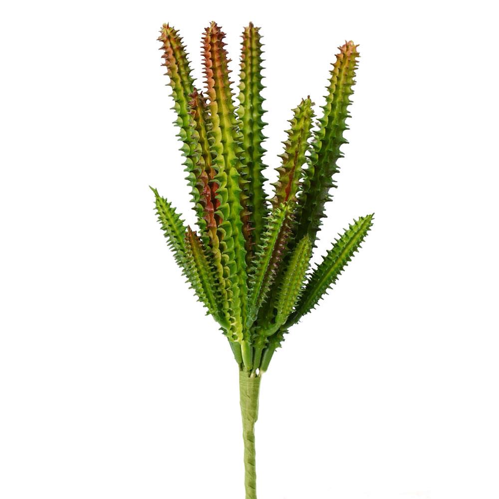 Vickerman FO180201 8.5-in Green Indoor Succulent Artificial Plant