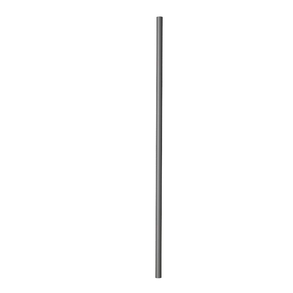 Deckorators 183837 3/4-in x 3/4-in x 26-in Gray Aluminum Round Deck baluster 10 -Pack