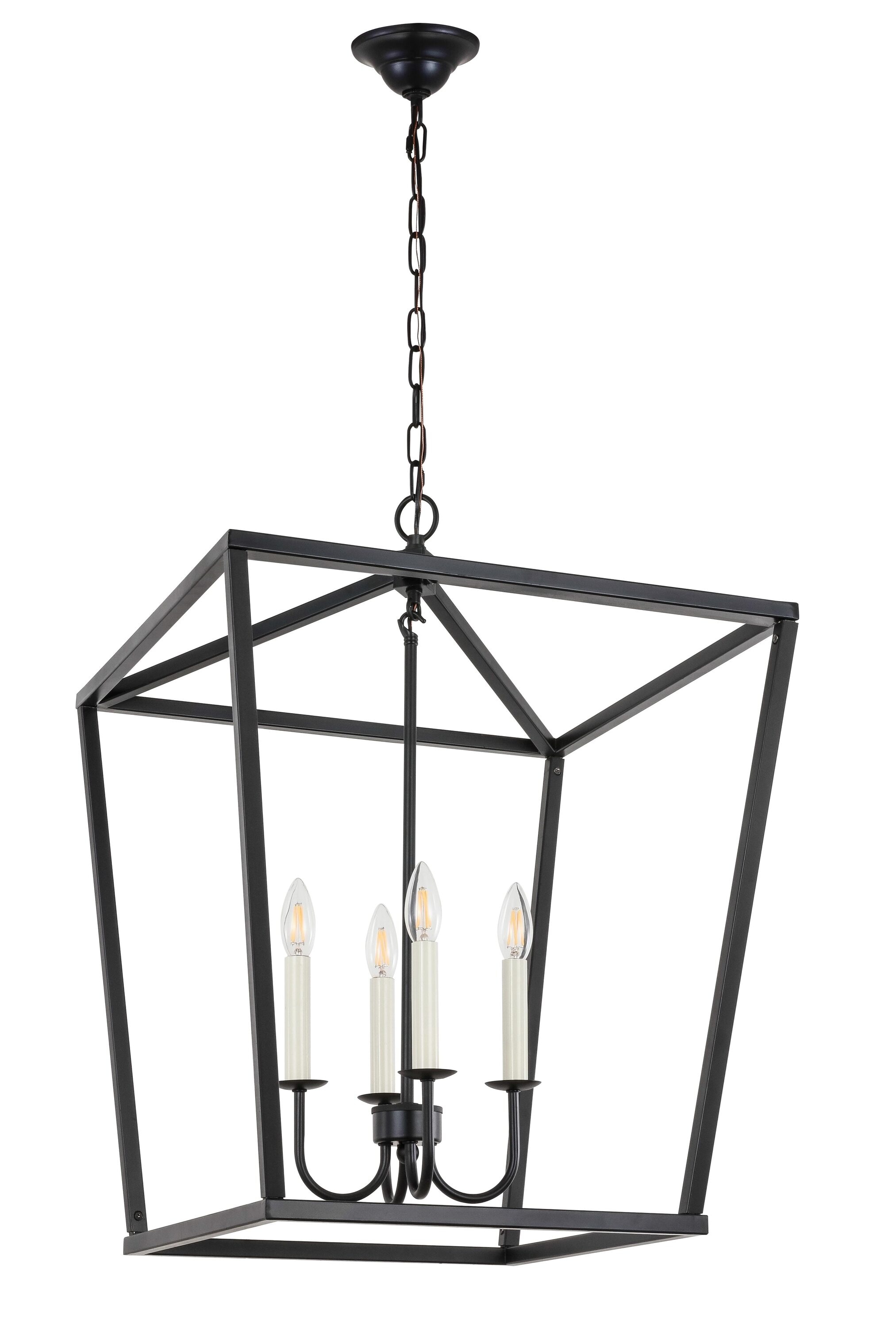 Elegant Decor HFDL18024D20BK Pendant-Lights - View #6
