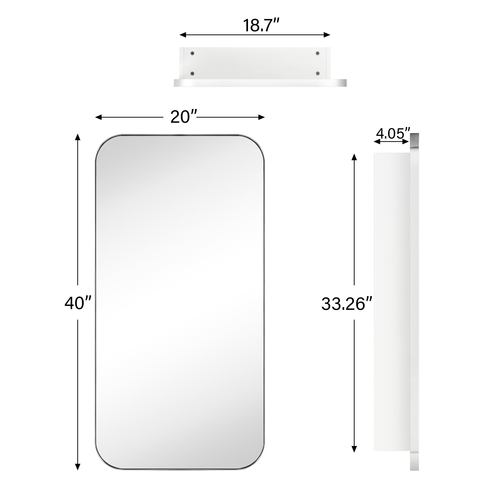 TEHOME GC-XB0019 Bathroom-Medicine-Cabinets - View #3