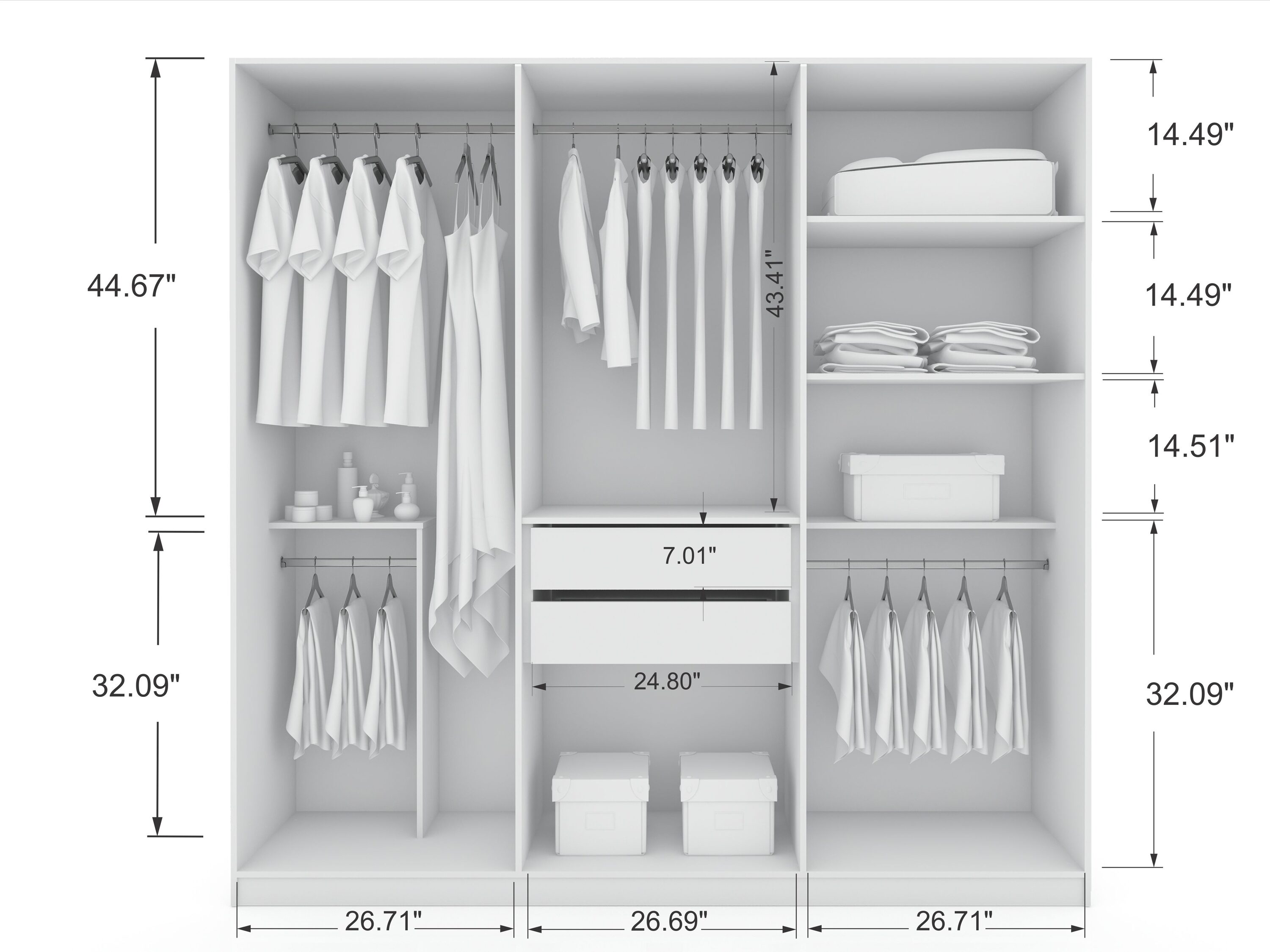 LUXEYARD DS-J-365S001-28 Wood-Closet-Kits - View #3