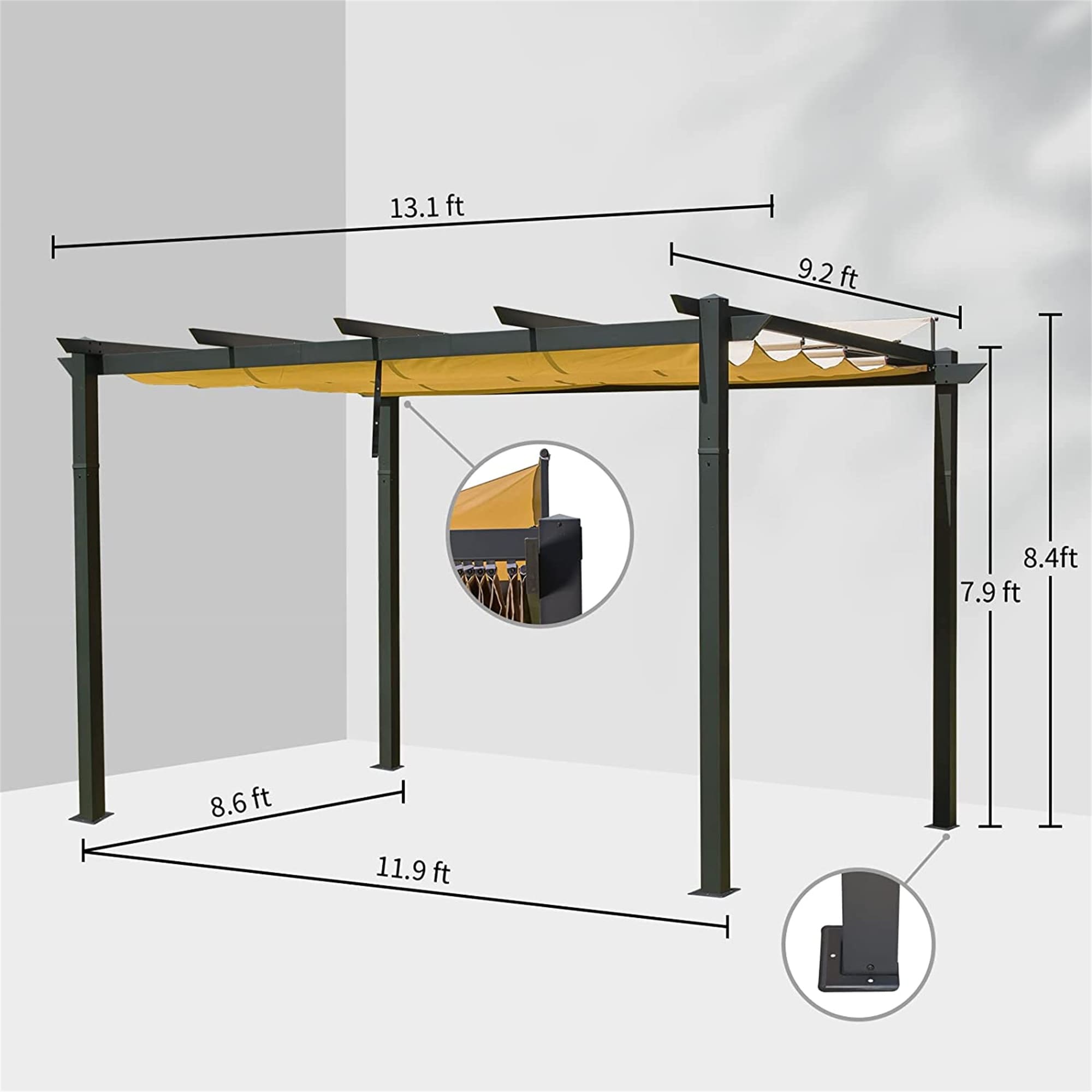 Lycvki GZB-54 Wood-Resin-Gazebos - View #2