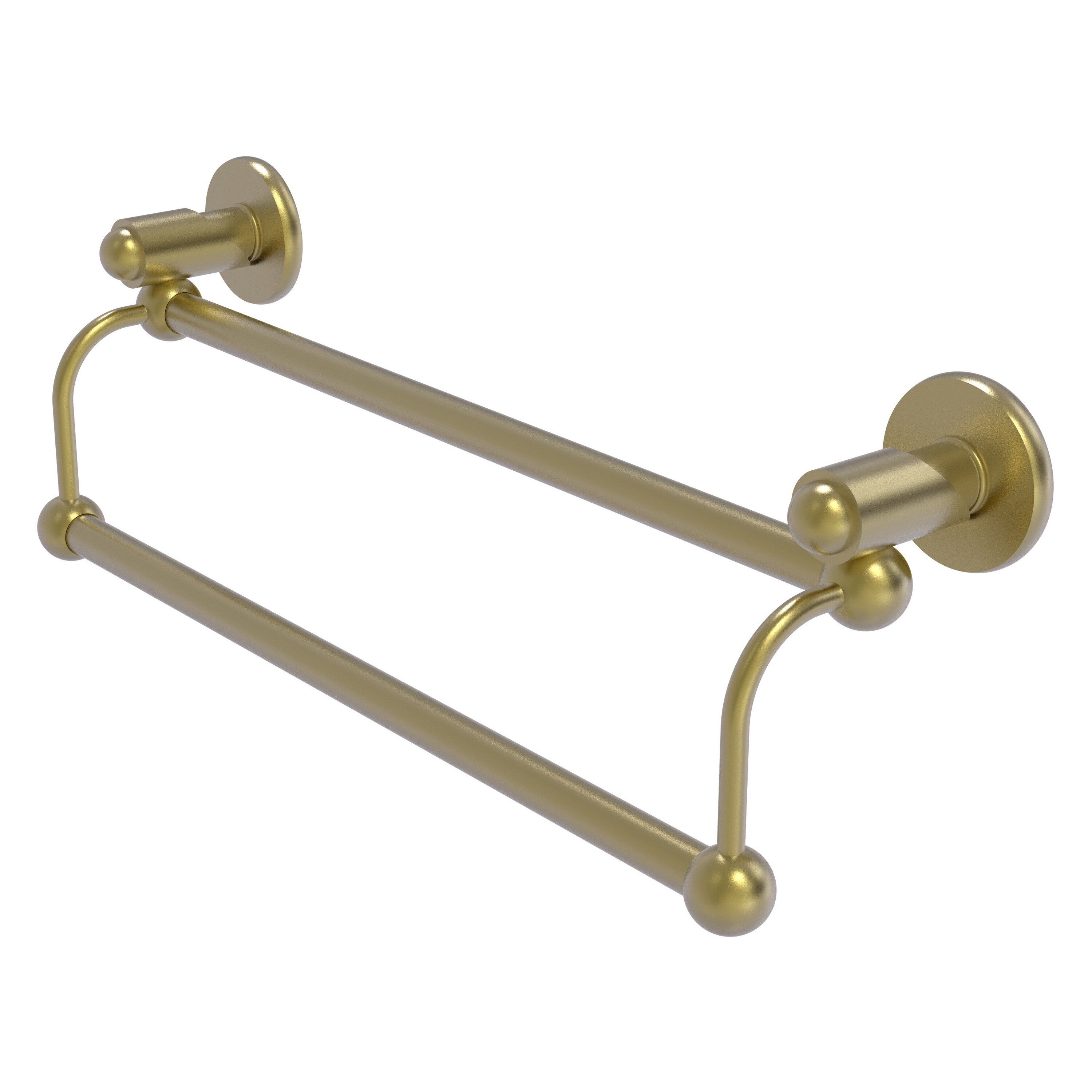 Allied Brass SH-72/30-SBR Soho 30-in double Satin Brass Wall mount Double Towel Bar