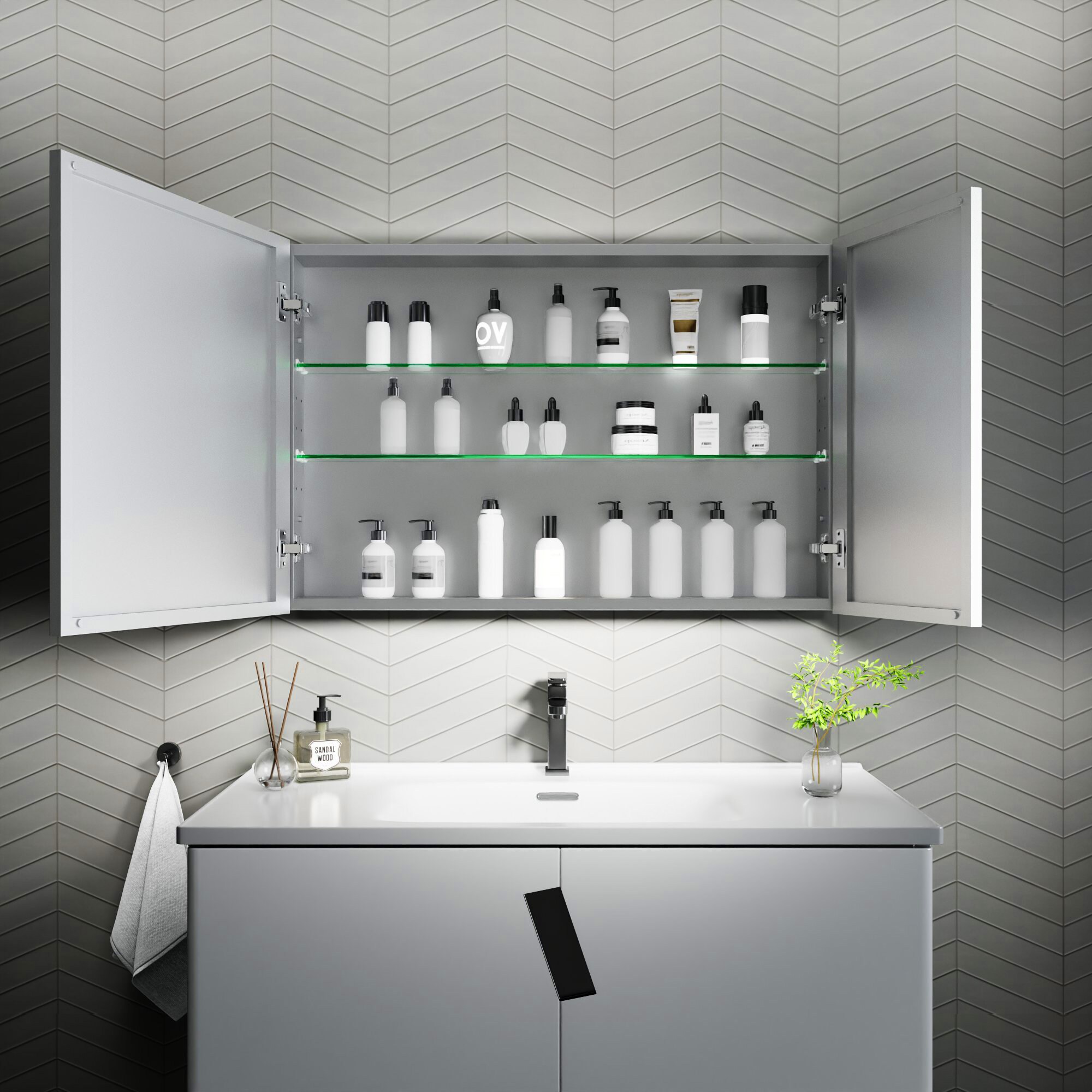 AAZJ HP-P163525 Bathroom-Medicine-Cabinets - View #8