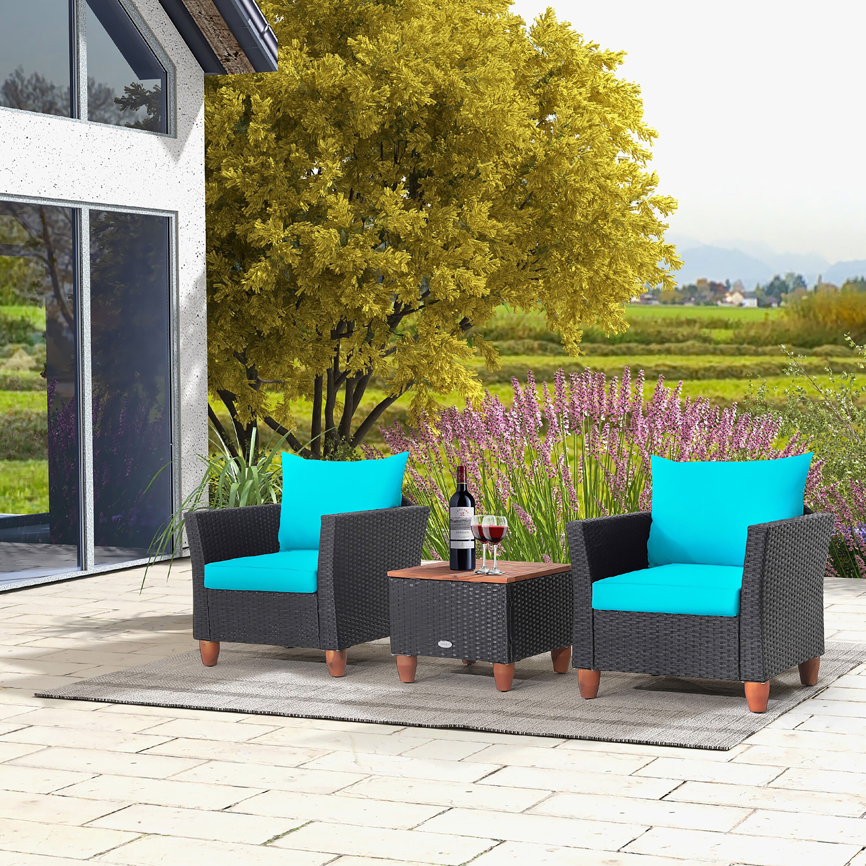 Costway HW70614TU Patio-Conversation-Sets - View #7