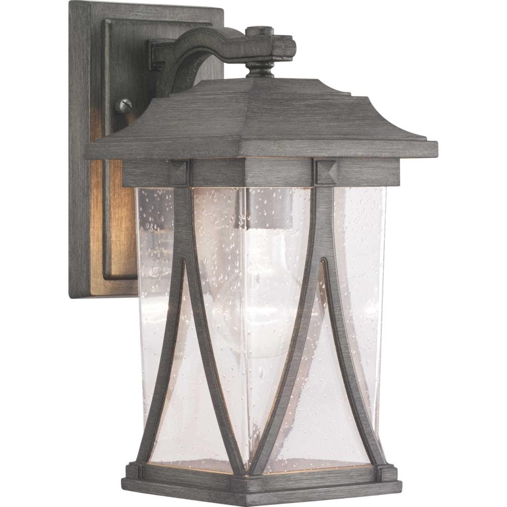 11.75 1-light Prairie Craftsman Outdoor Wall Lantern Sconce Oil Rubbed  Bronze - River Of Goods : Target