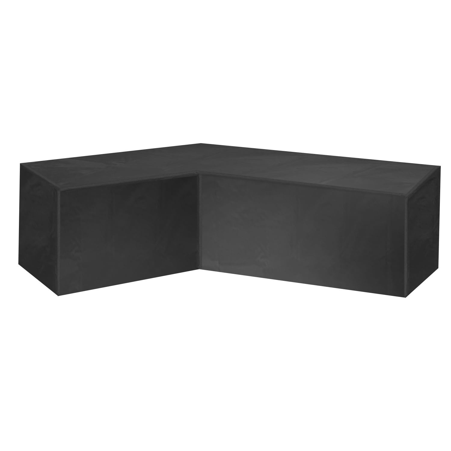 AHIOU HOME ZAAHDC-730XX Anniston Black Premium Polyester Patio Furniture Cover For Sectional furniture set