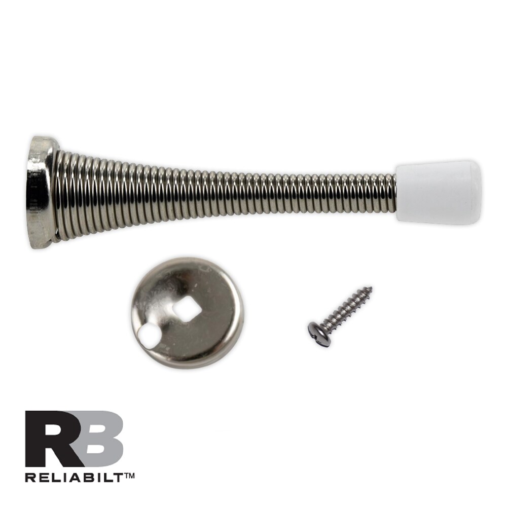 RELIABILT 3-in Satin Nickel Spring Door Stop (5-Pack) in the Door Stops  department at