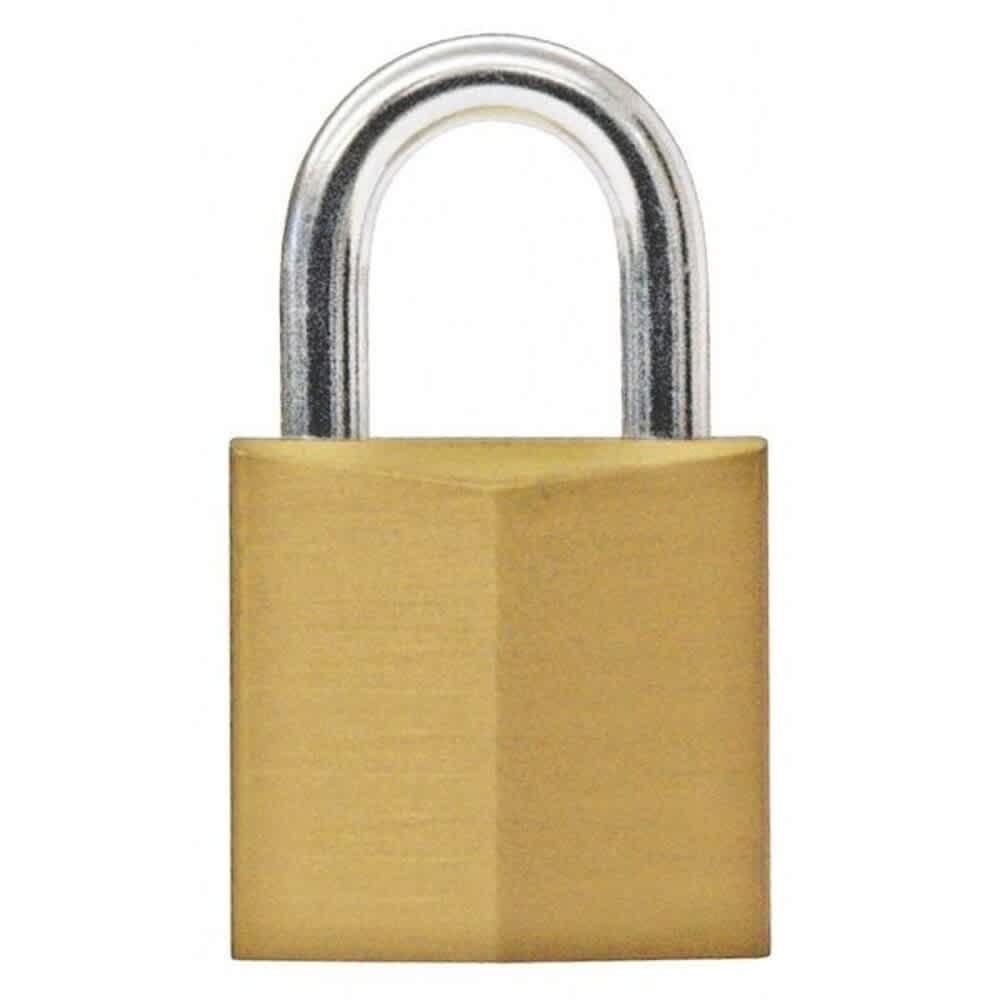 Rectangular Master Lock Master Lock Padlock Keyed Different Standard Shackle Rectangular Brass ...