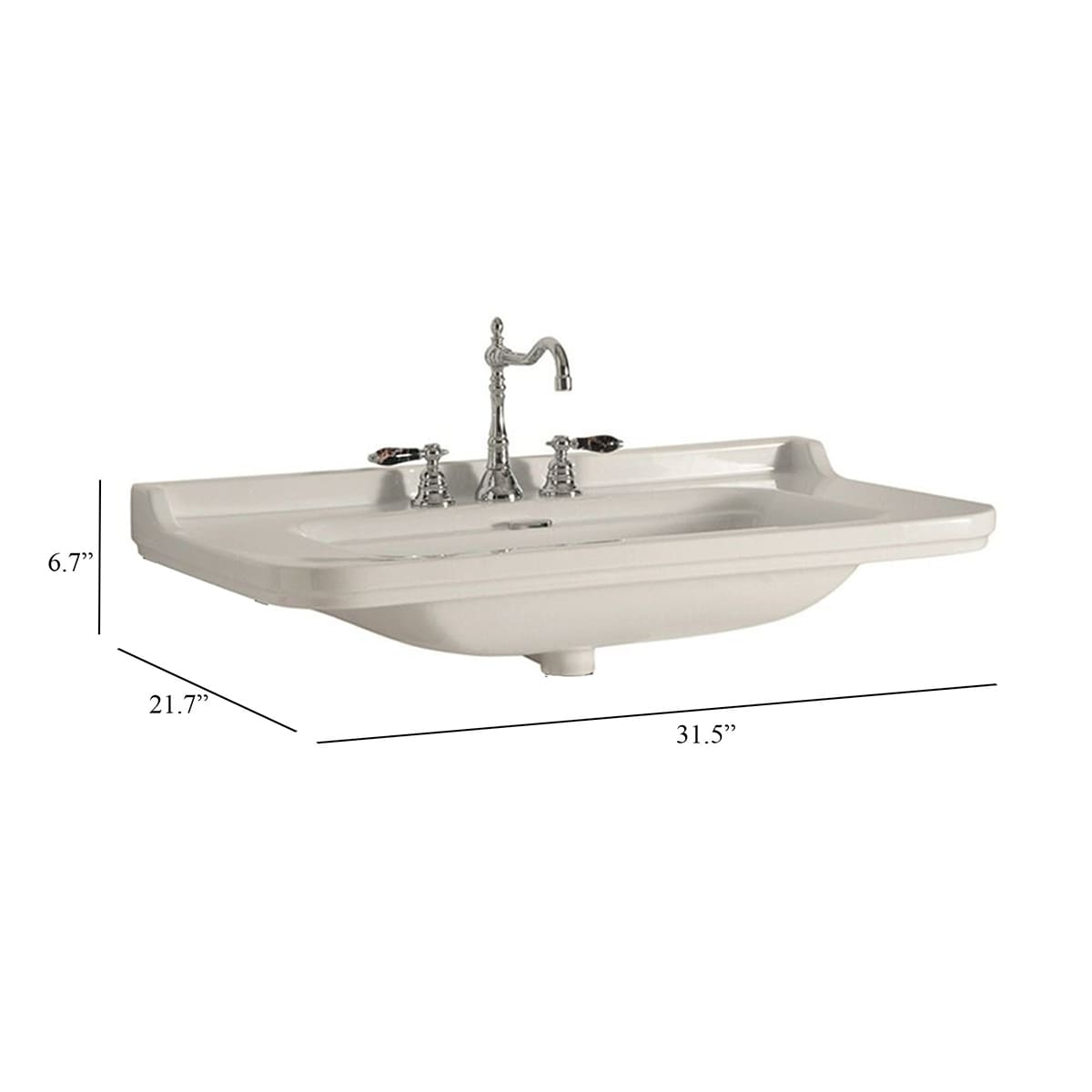 WS Bath Collections NOBLE 4141K1.03 Bath-Sink - View #7
