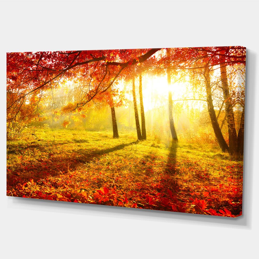 Designart 28-in H x 60-in W Landscape Print on Canvas at Lowes.com